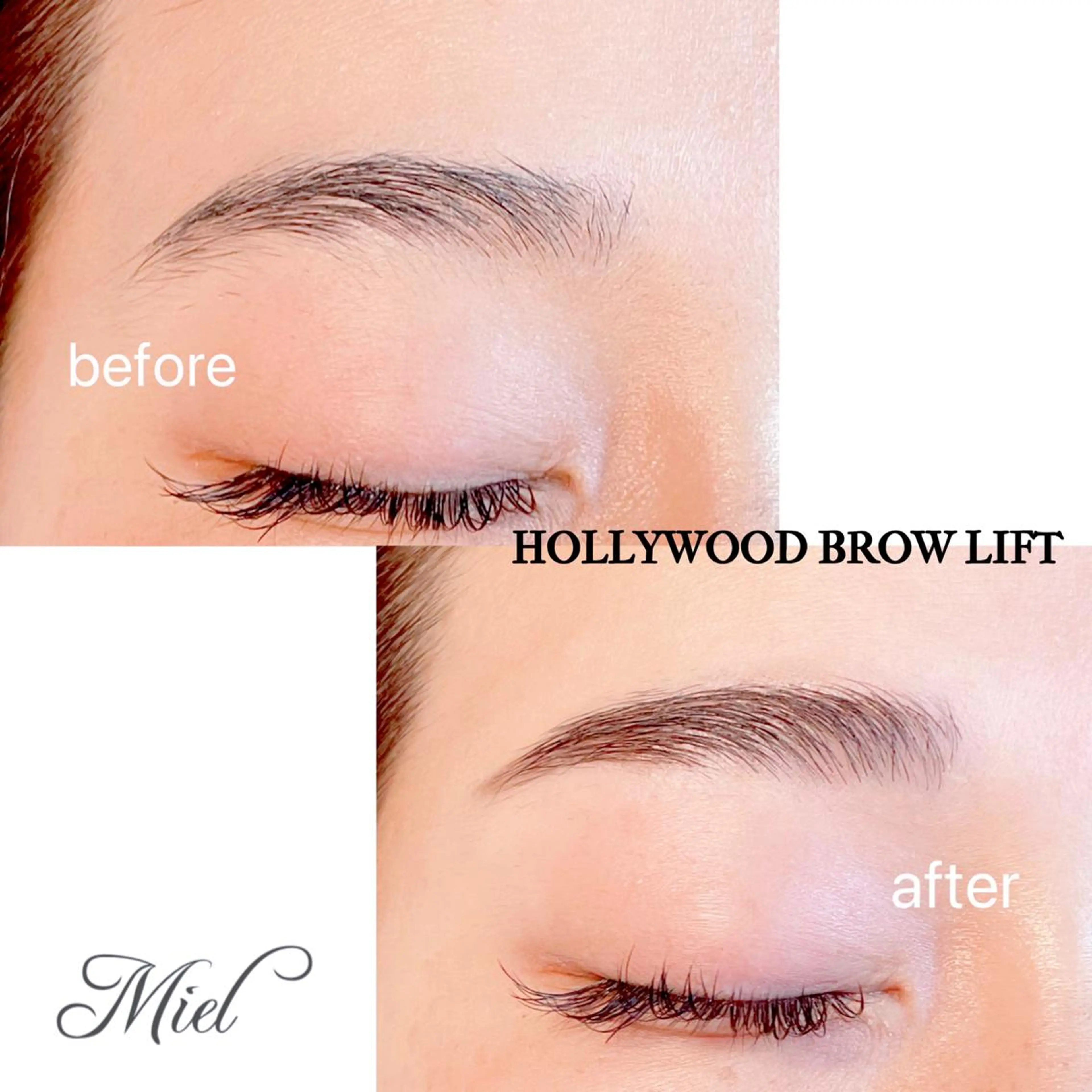 アイブロウ ハリウッドブロウリフト 眉毛ワックス脱毛 Mori ✨Mystical✨のマツエク・マツパデザイン