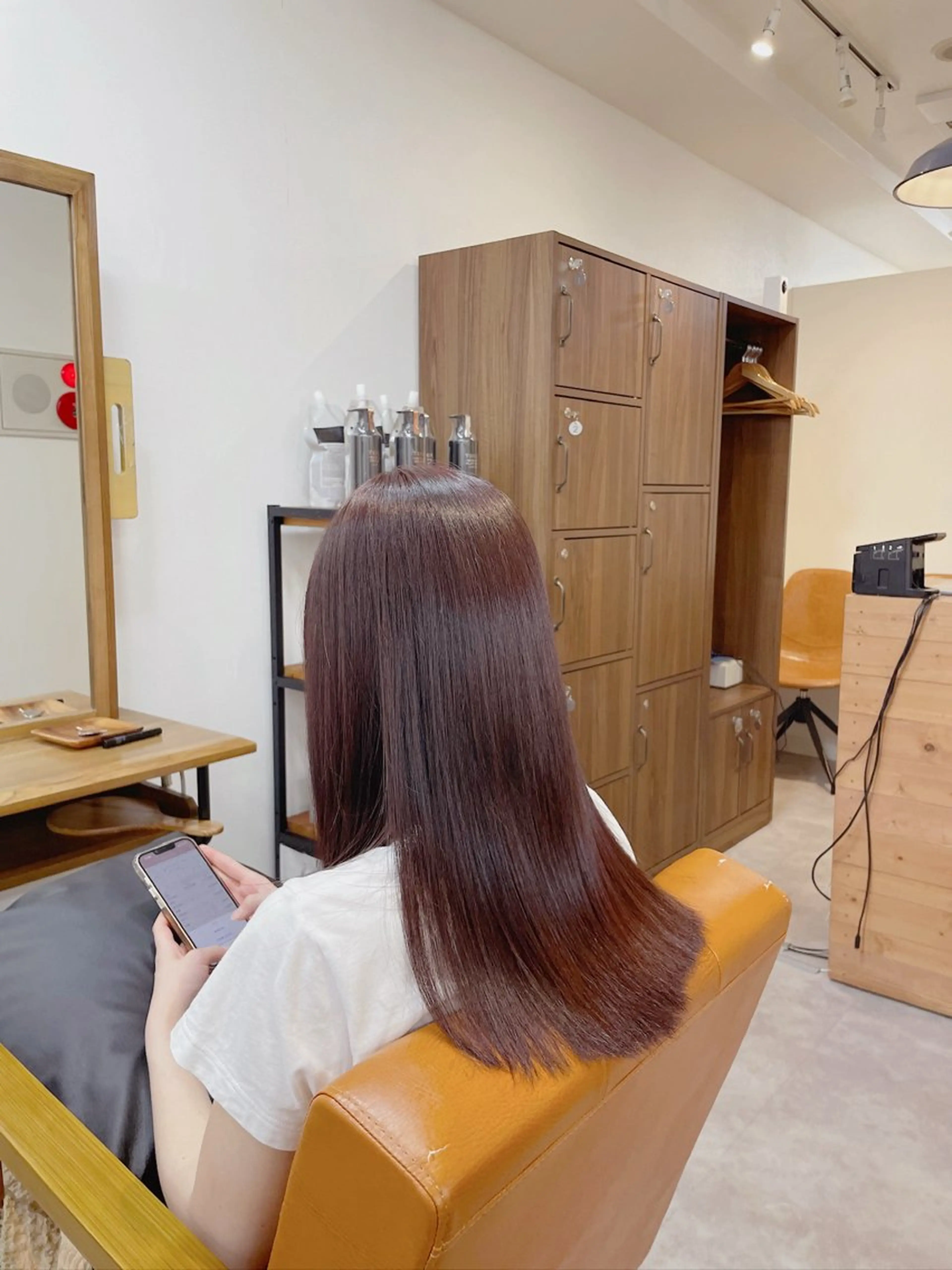 ロング ヘアカラー モデル募集中lore 中村かれんのヘアスタイル