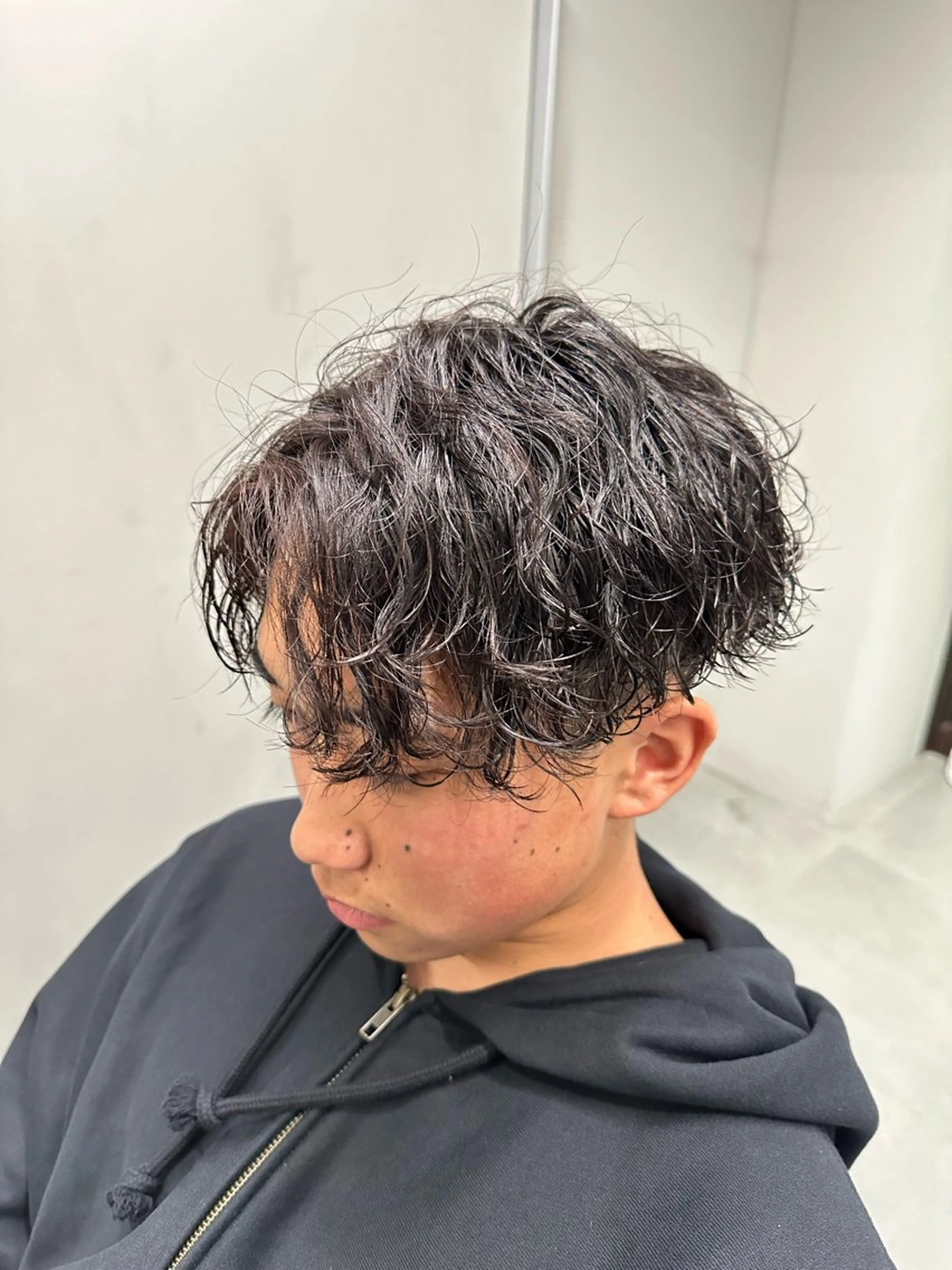 パーマ メンズ メンズパーマ 波巻きパーマ カット パーマ トリートメント 👑立川No.1筋肉 美容師👑しゅーとのヘアスタイル