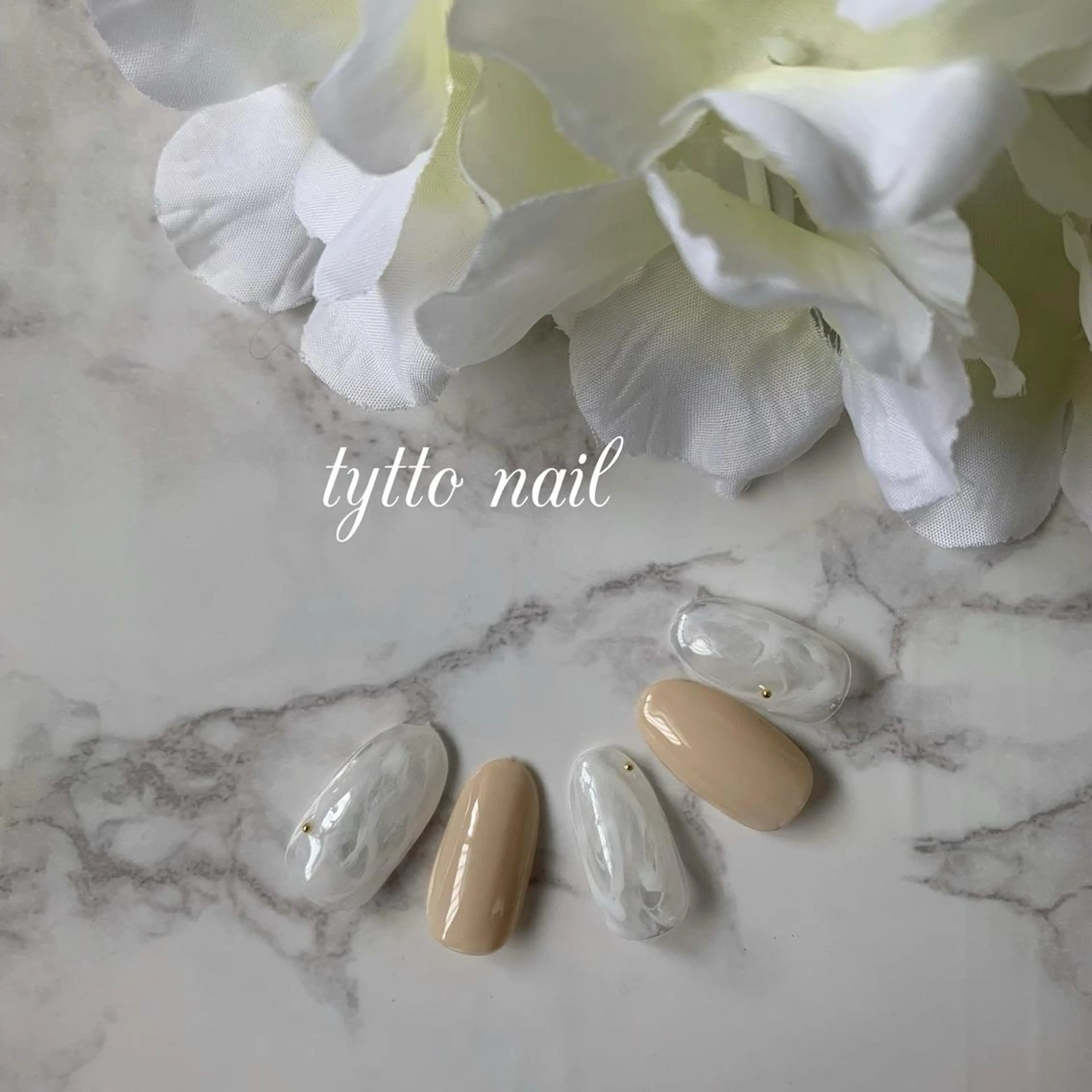 ネイル シンプルネイル ハンドネイル tytto nail ❤︎‪‪eri‪‪のネイルデザイン