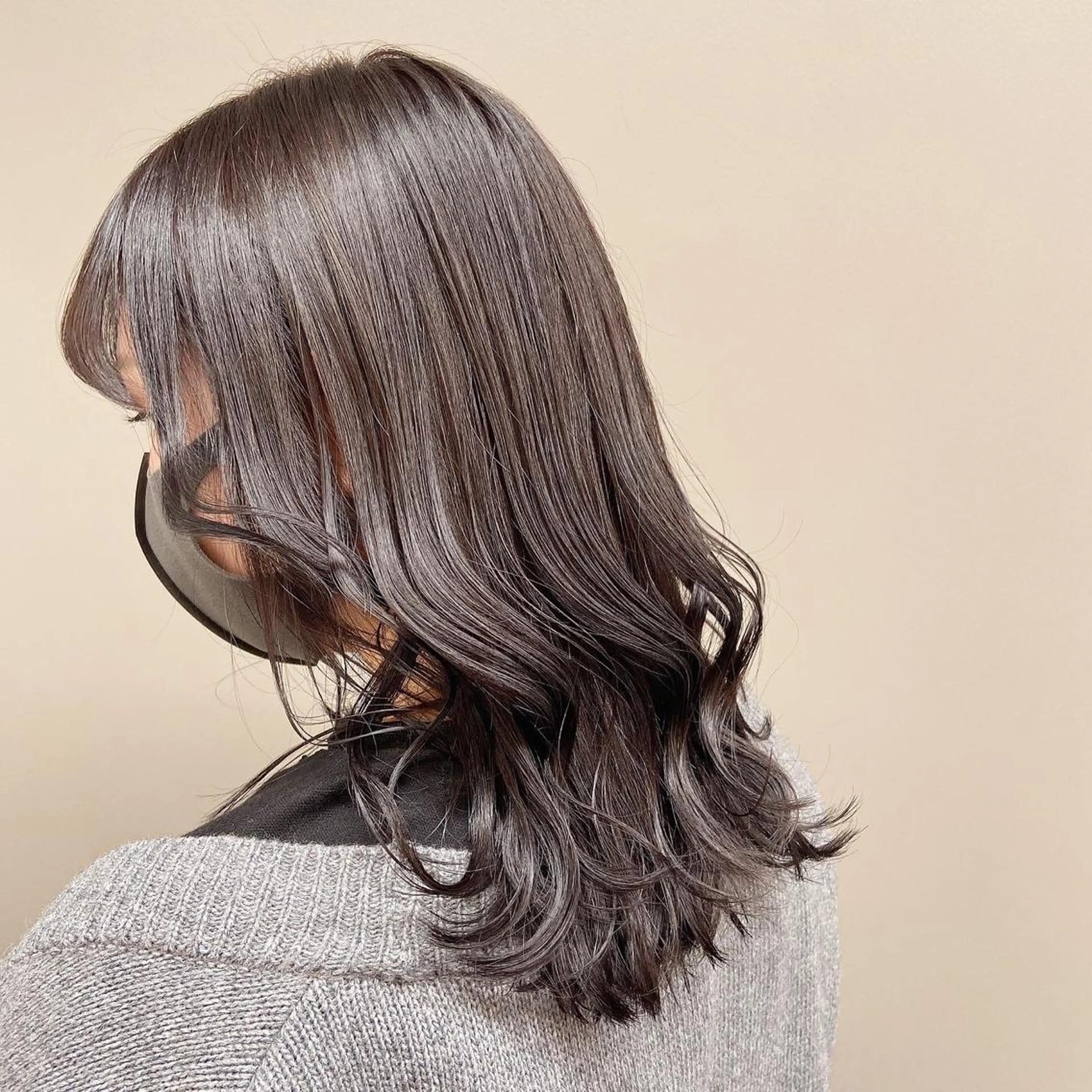 セミロング カラー ヘアアレンジ 💖うる艶カラー💖 モデル募集💖のヘアスタイル