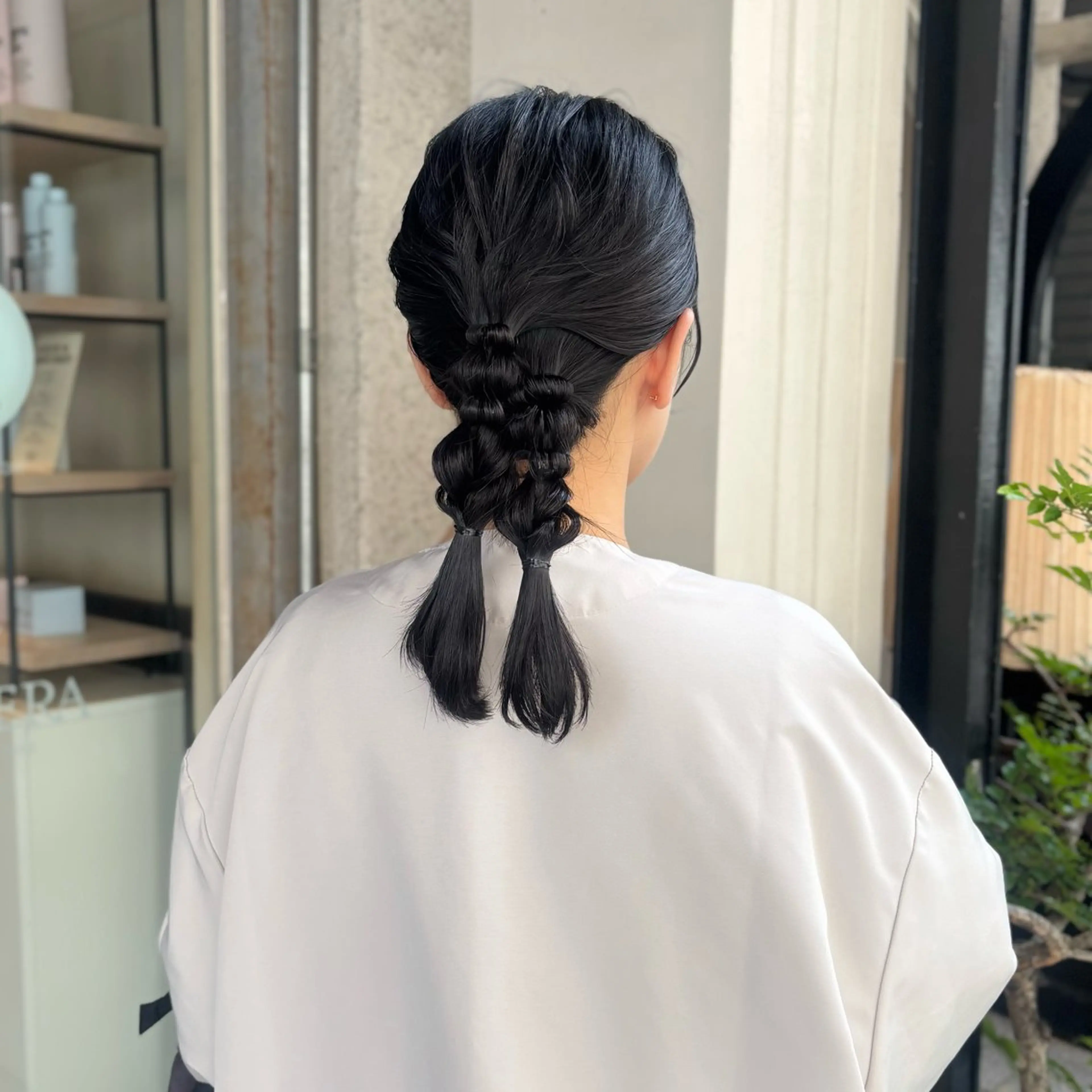 ヘアアレンジ 髪飾り ヘアセット 芦刈 咲来のヘアスタイル