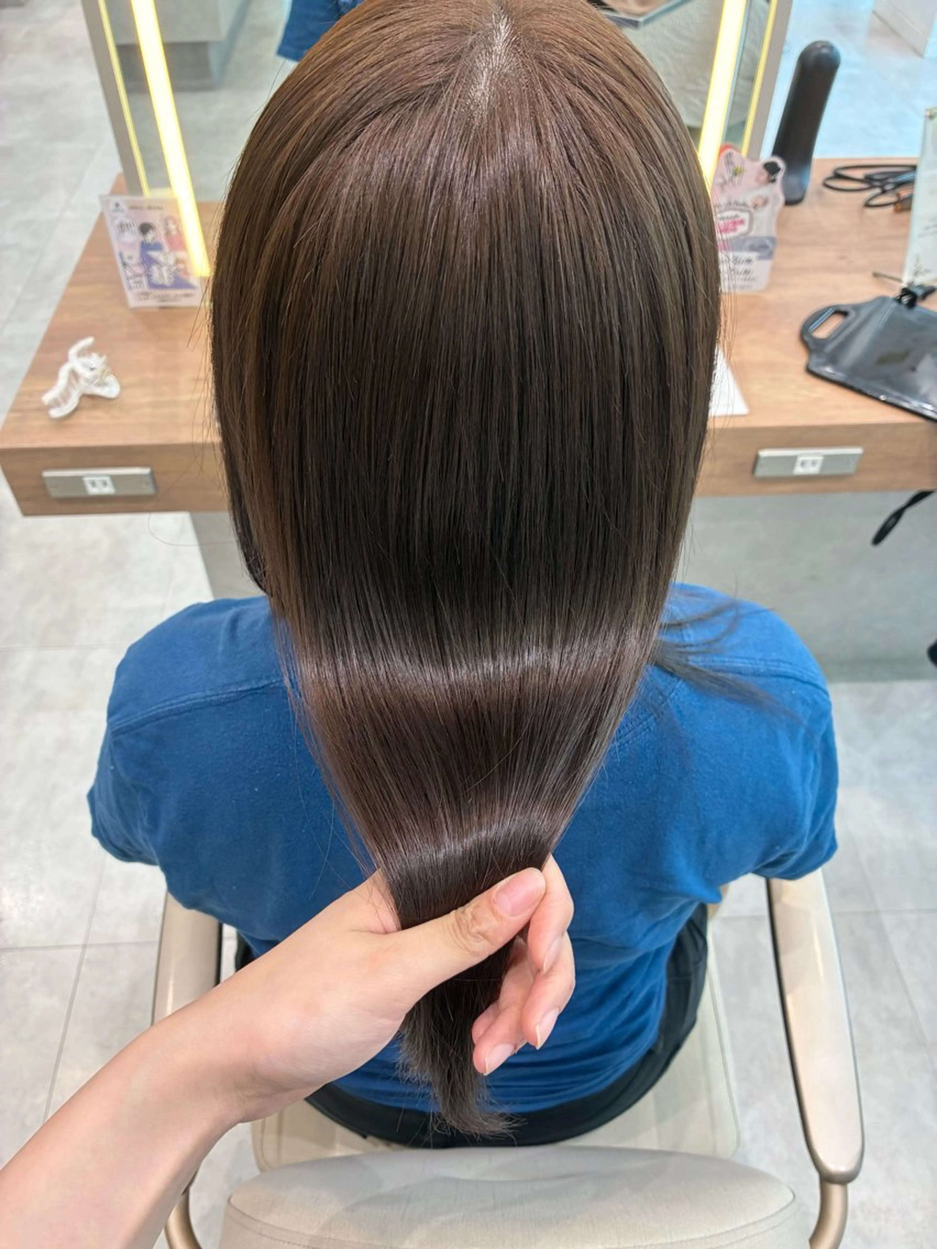 ロング カラー ヘアカラー トリートメント ヘッドスパ 🩵カラーリスト🩵 竹村 茉姫のヘアスタイル