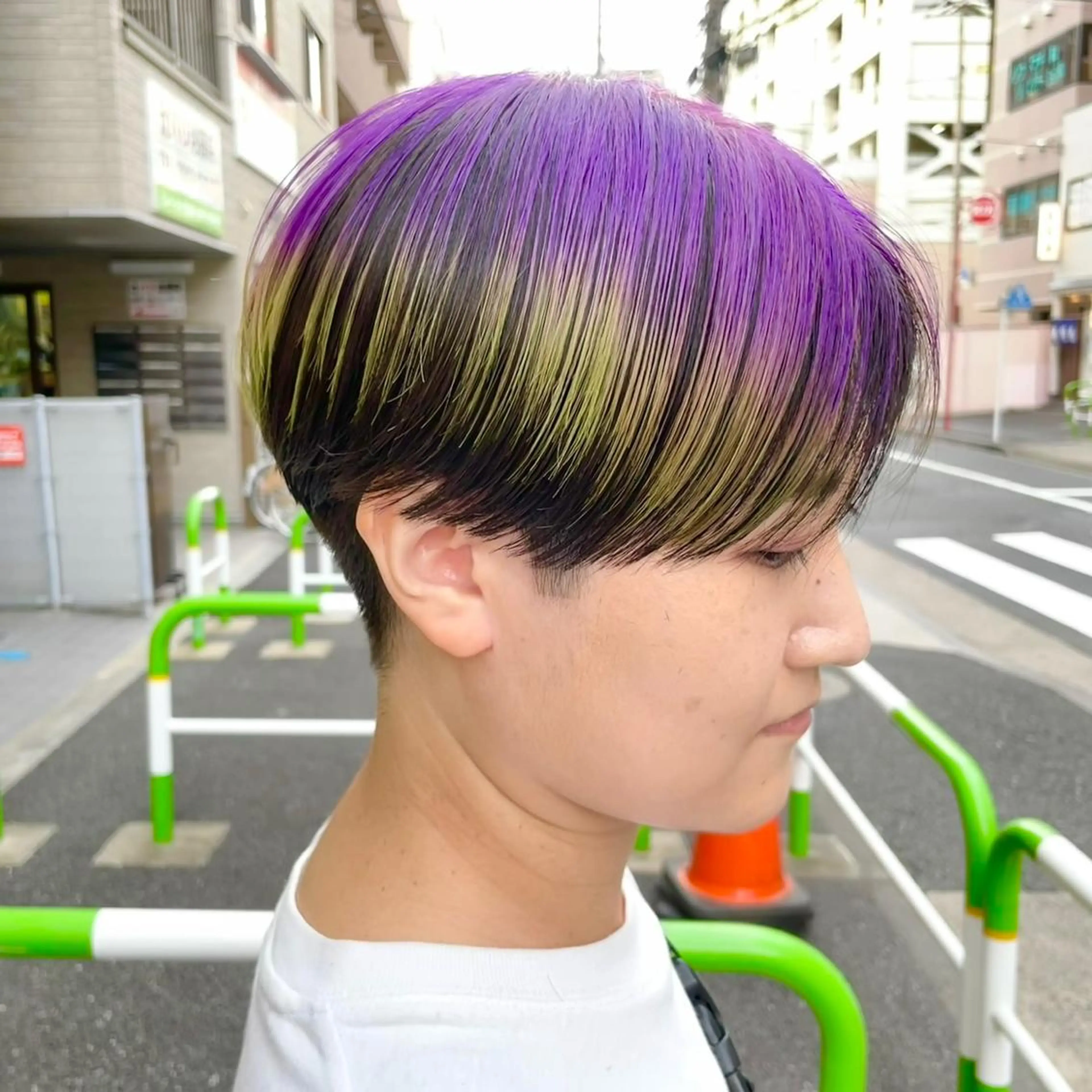 ショート カラー ハンサムショート ショートヘア ブリーチ/縮毛矯正/ ボブ特化/よしきのヘアスタイル