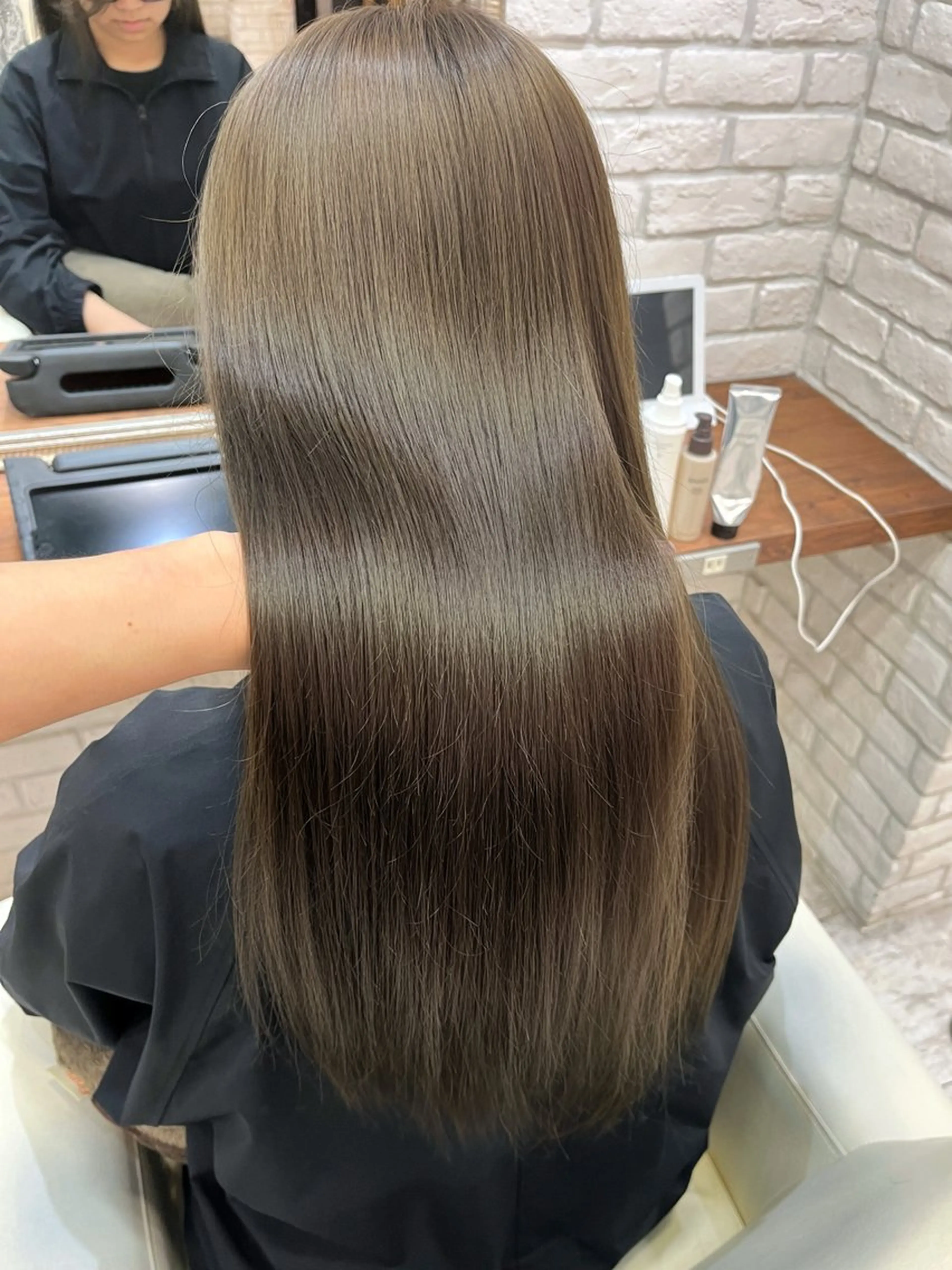 ロング カット ヘアカラー トリートメント ブリーチなし/ レイヤー🌿runaのヘアスタイル