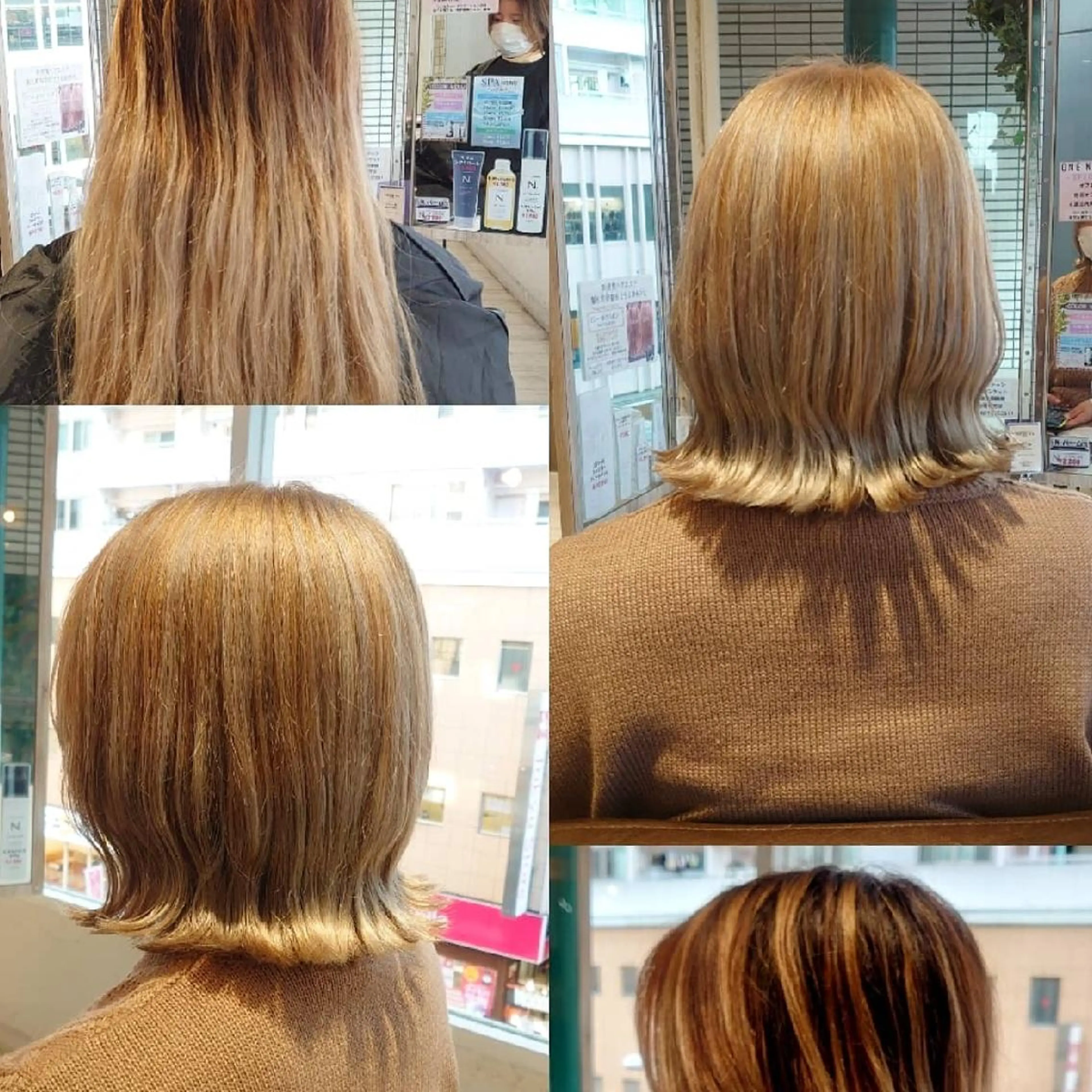 ショート カラー ベージュカラー ブリーチ ミルクティーベージュ ヘアカラー E Komo hair所属・Wow❕E Komo hair 永井一輝のヘアスタイル