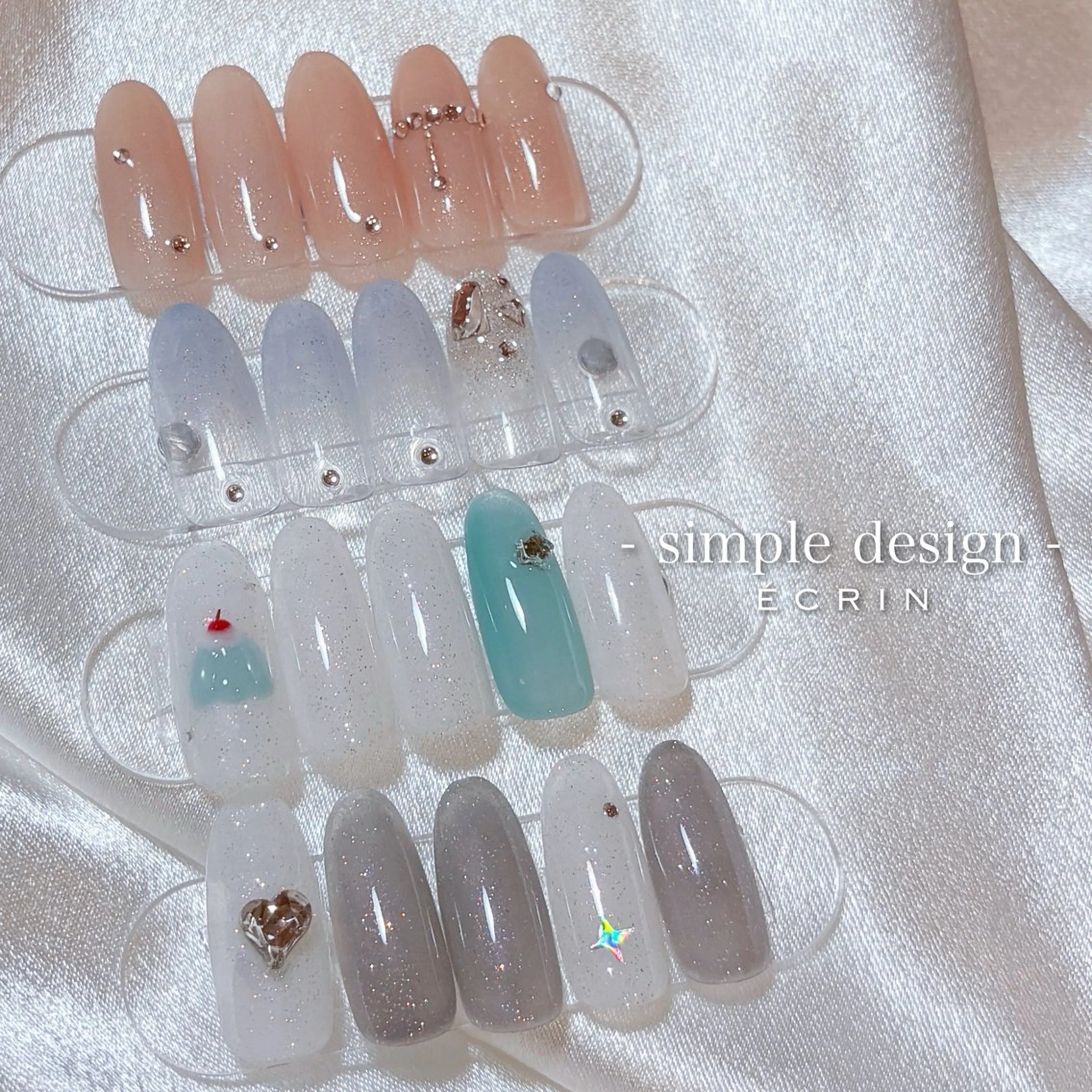 ネイル ハンドネイル ÉCRIN 💅長堀橋のネイルデザイン