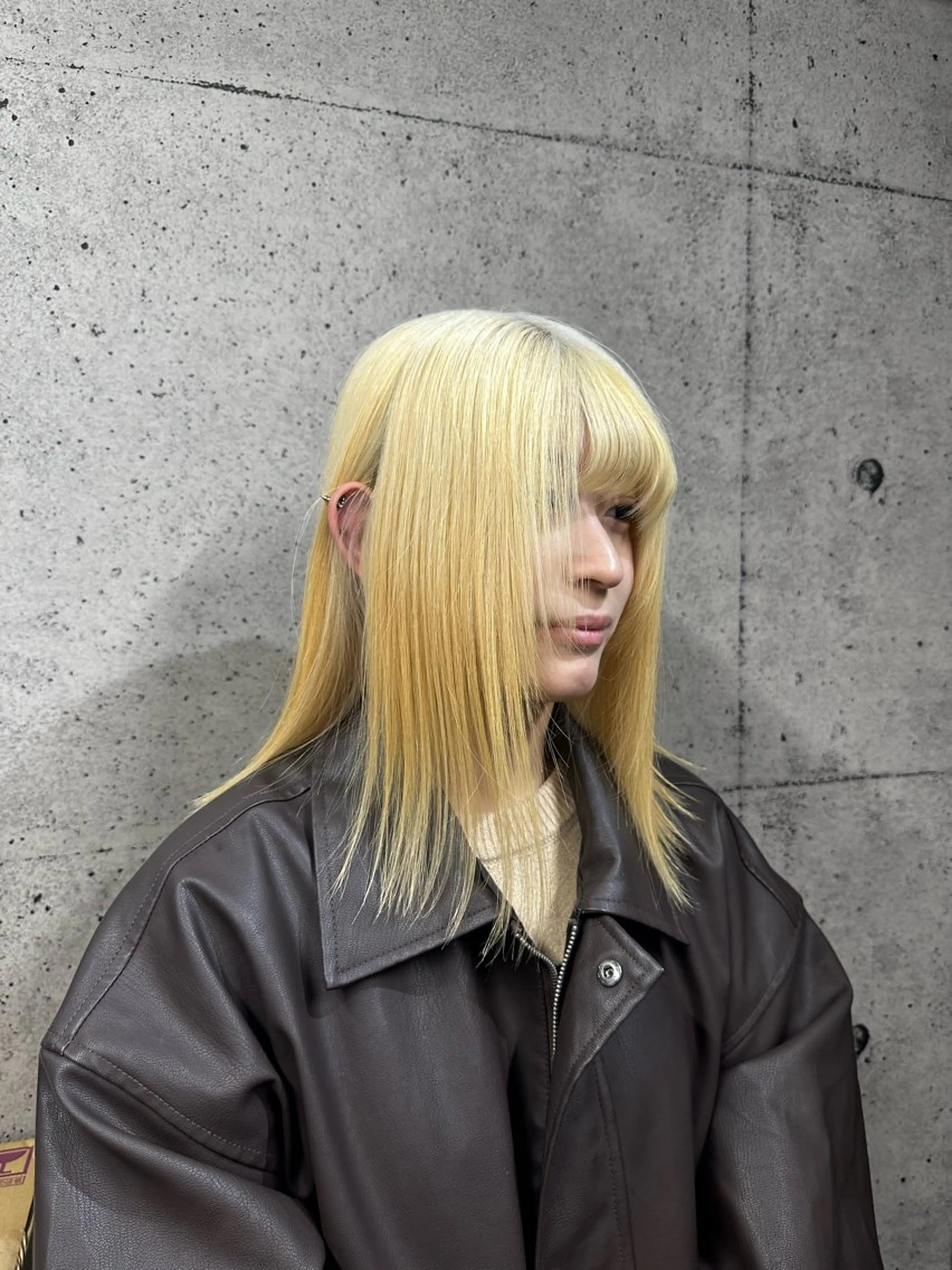 ミディアム カラー ヘアカラー ハイトーン/ブリーチ カラー/SHOGOのヘアスタイル