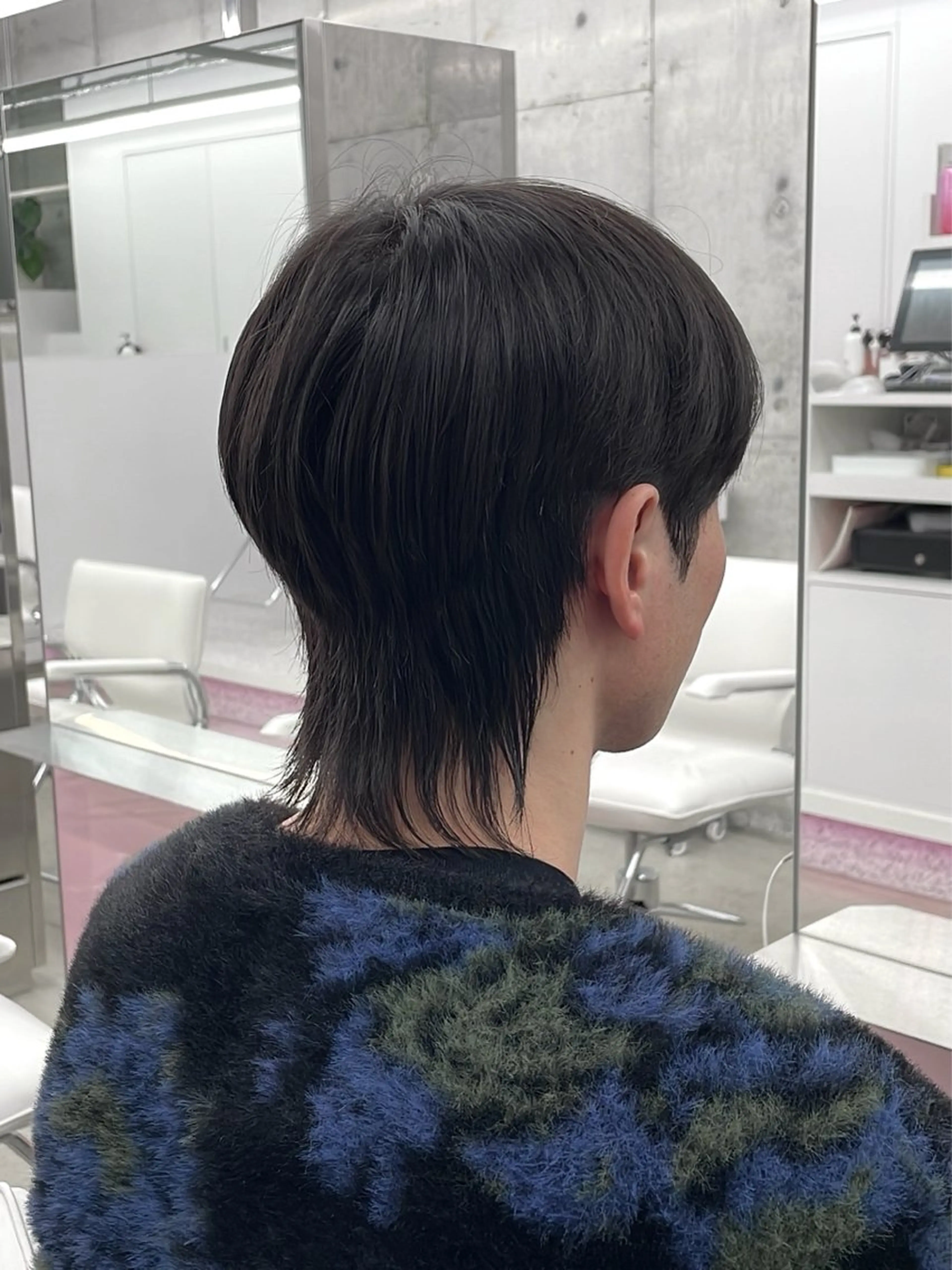 ショート カラー パーマ ヘアアレンジ メンズ カット パーマ 縮毛矯正 IVY表参道所属・ヘアメイク小野リエ 韓国ハーフ🦊のヘアスタイル