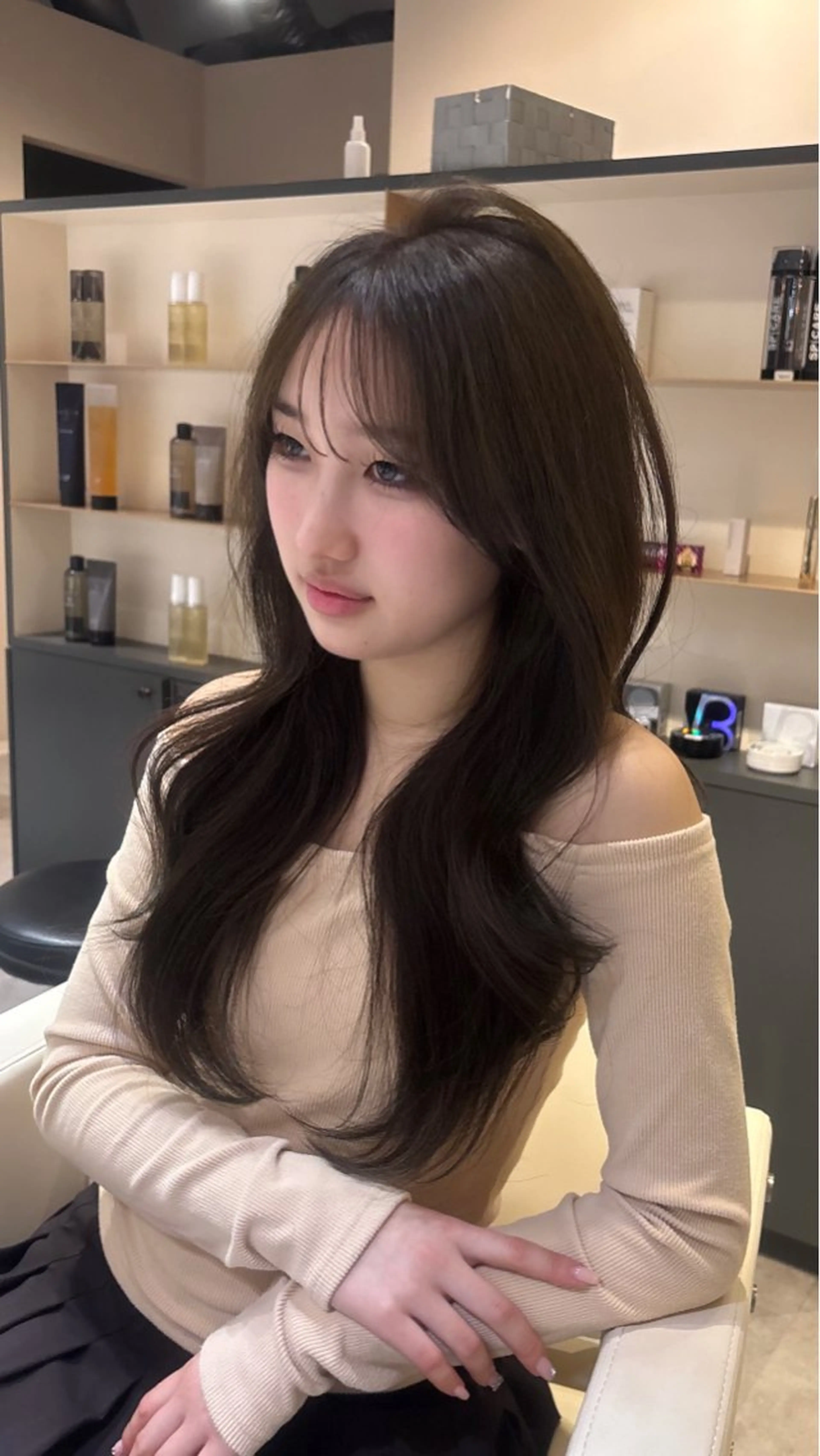 ロング ヘアカラー 柿田人和/レディース 💫カラーモデル✨のヘアスタイル