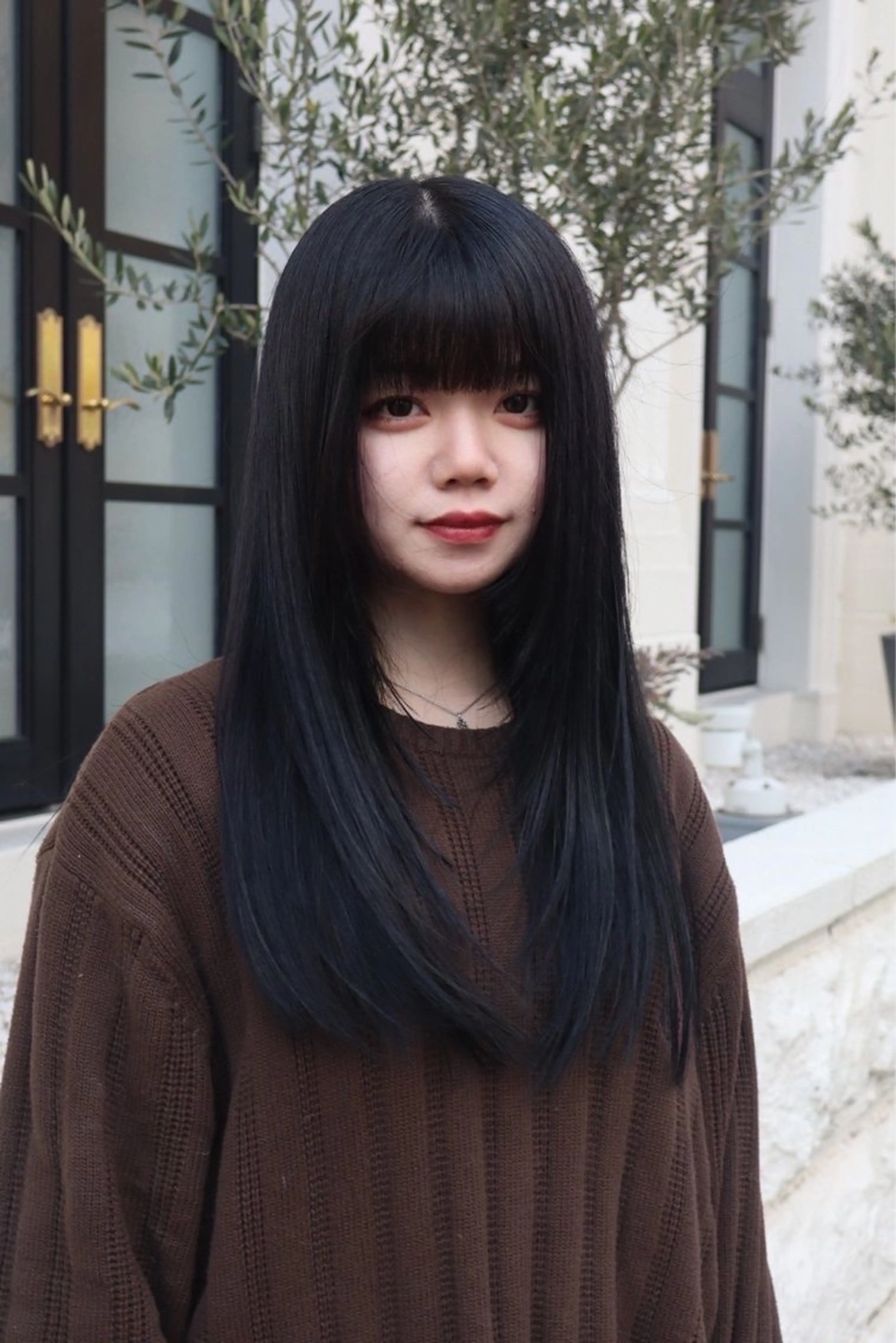 ロング レイヤーカット /ハイトーンchaoのヘアスタイル