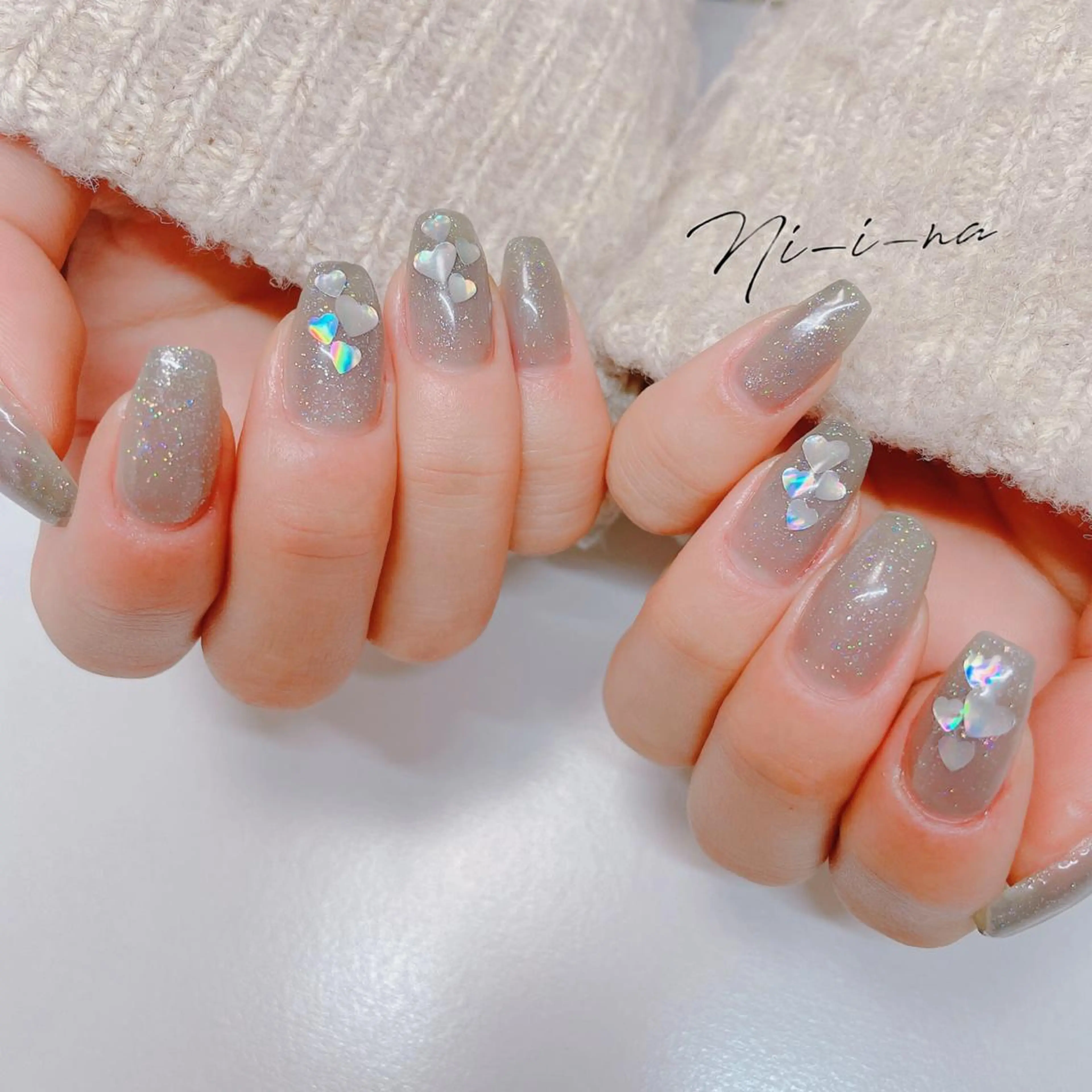 ネイル ハンドネイル nail salon Ni-i-naのネイルデザイン