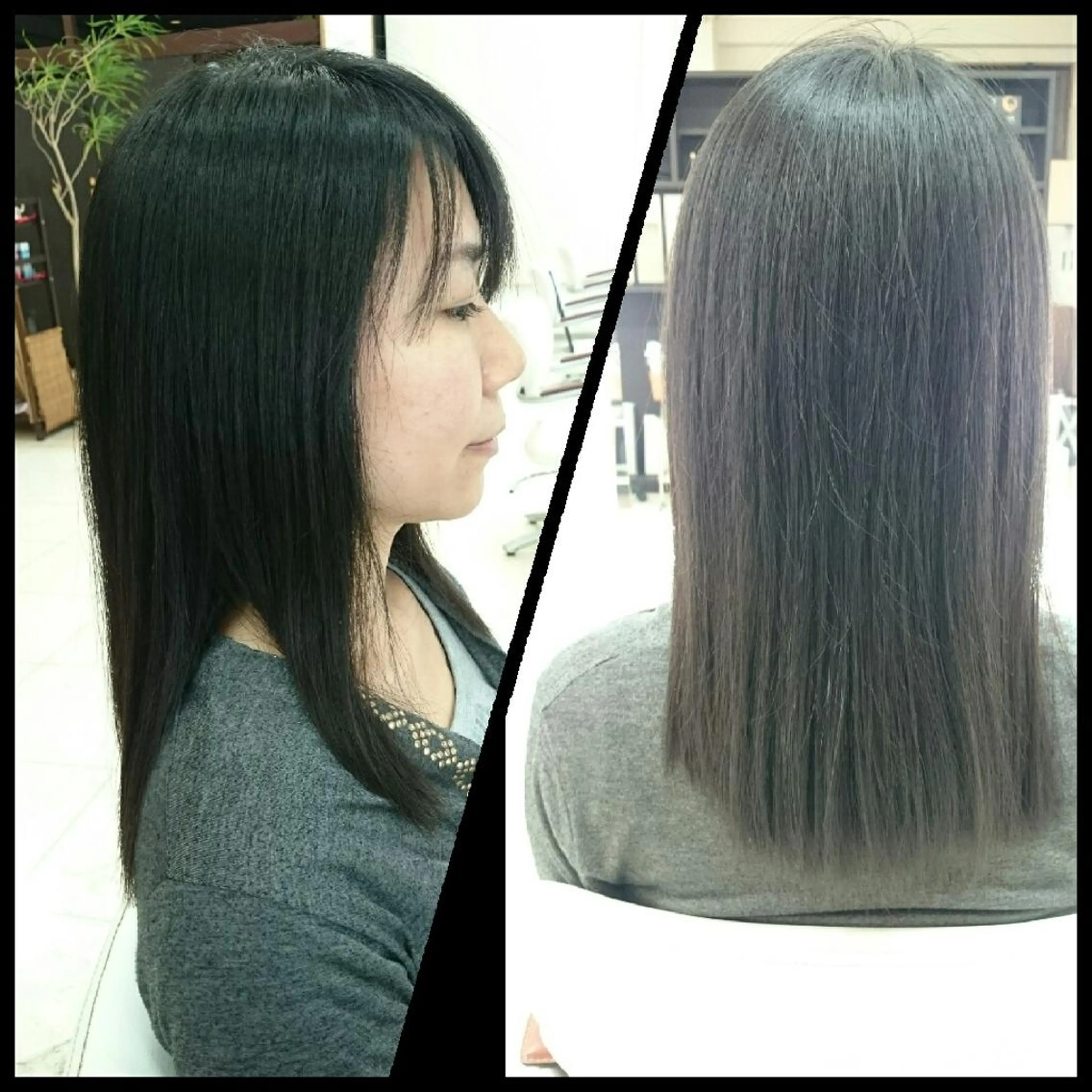 ロング キンジョウ エナミのヘアスタイル