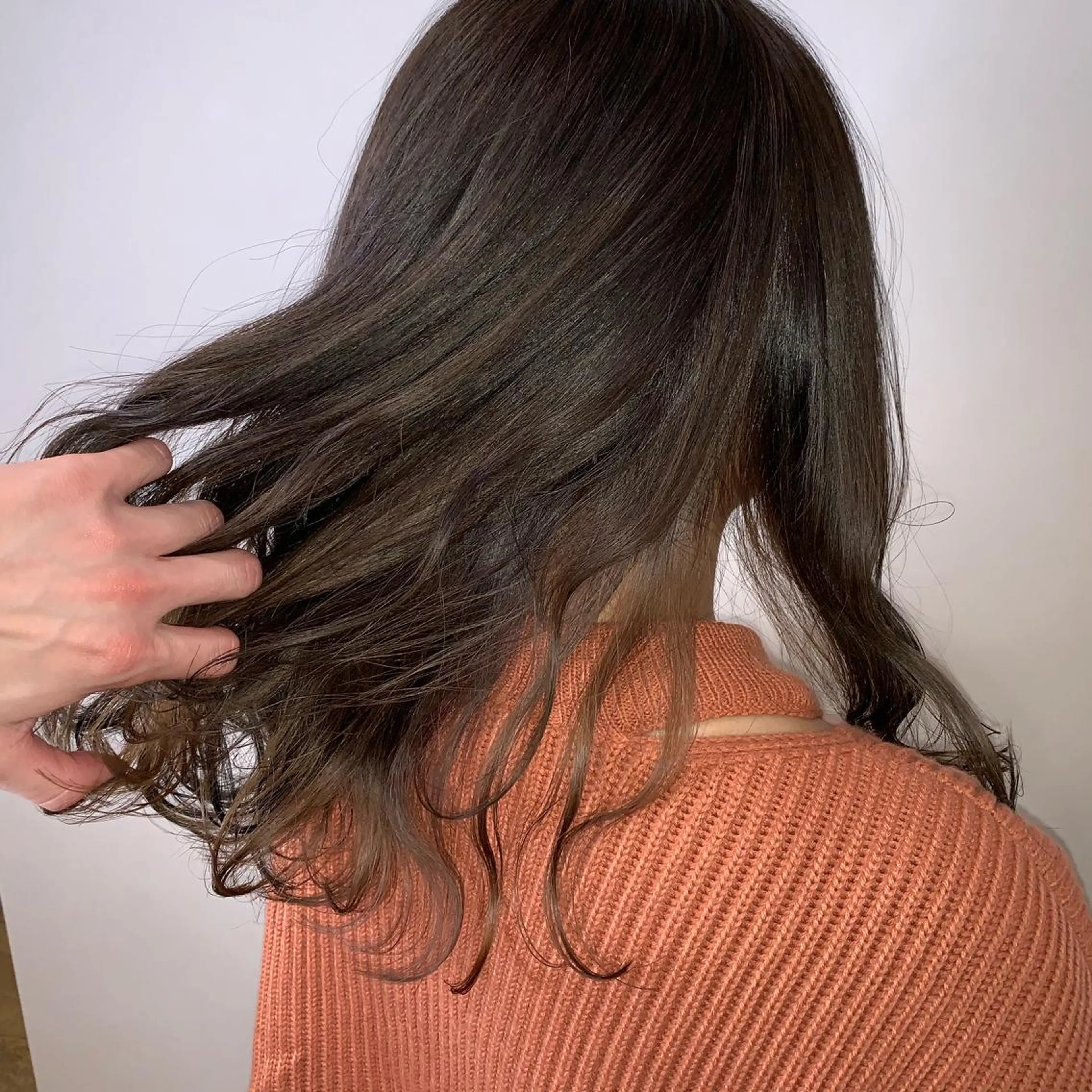 ミディアム カラー ベージュカラー 中島 直哉のヘアスタイル