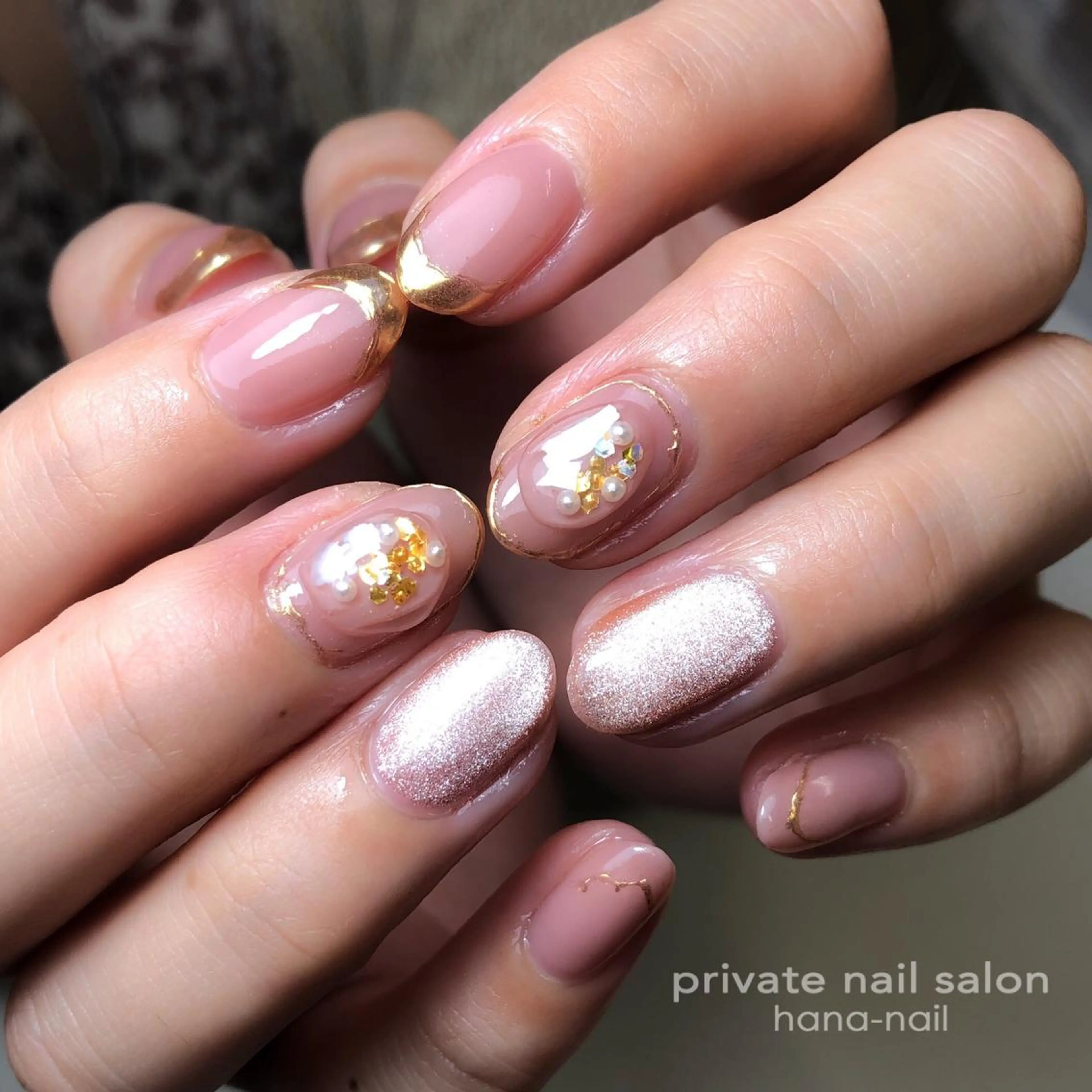 ネイル HANA-NAILハナネイル福山所属・Kao hana-nailのネイルデザイン