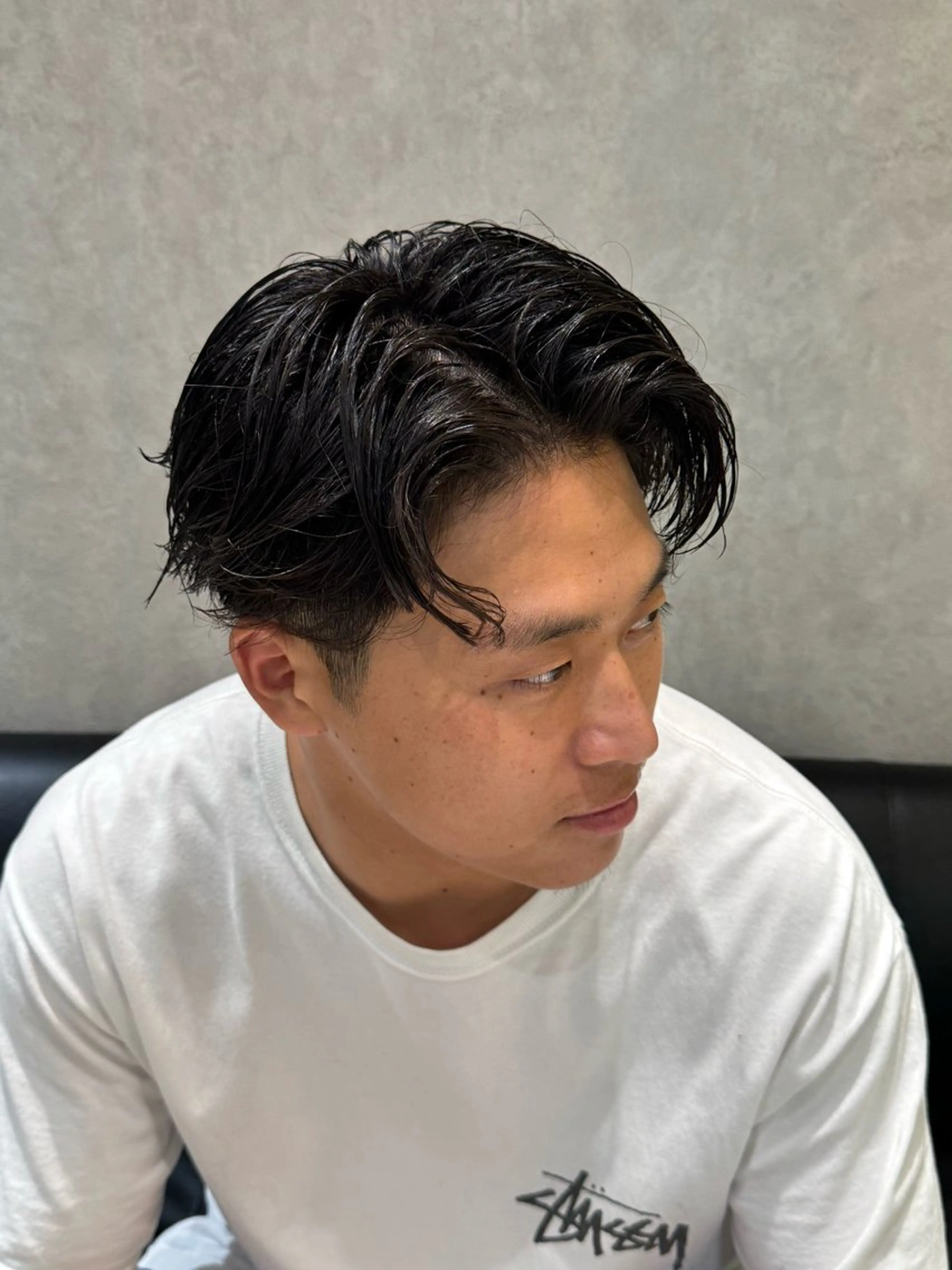 パーマ メンズ メンズパーマ ニュアンスパーマ カット パーマ ヘアセット Men’s  salon ANSWER所属・🪶SHIZUKU メンズパーマ🪶のヘアスタイル