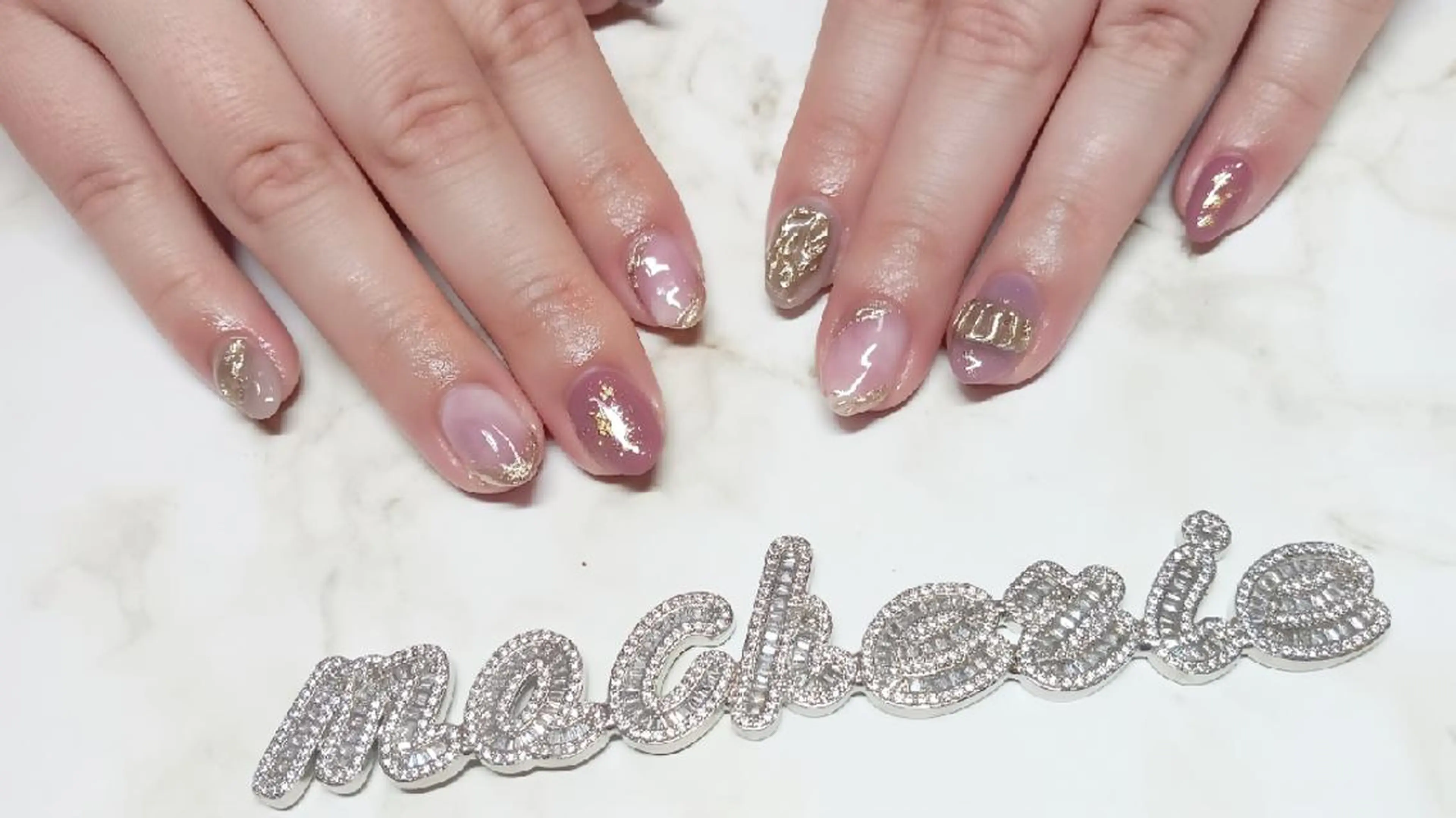ネイル ピンク ハンドネイル Nail Salon macherieのネイルデザイン