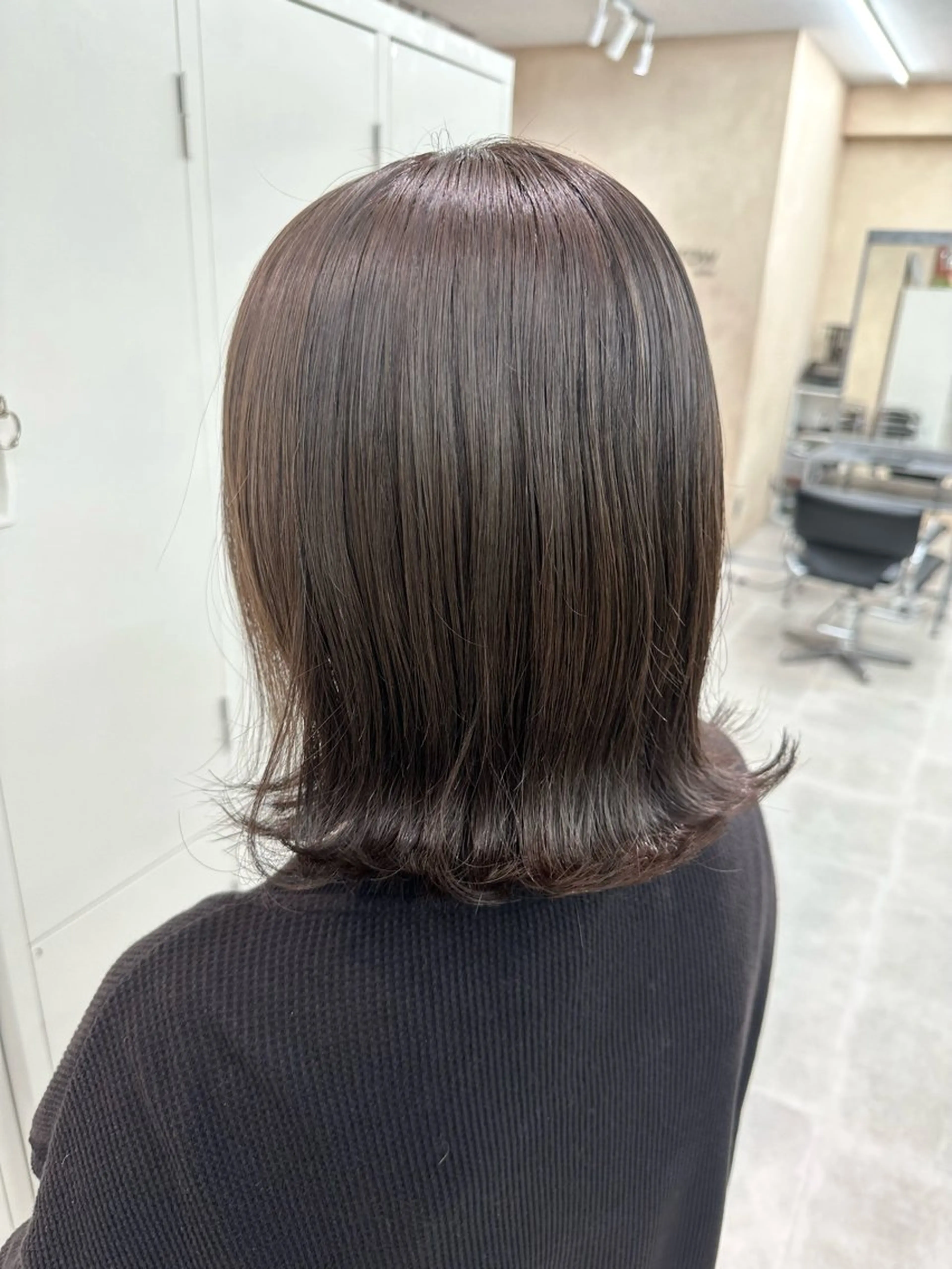 ミディアム カラー 🤍透明感カラー🤍 Moeのヘアスタイル