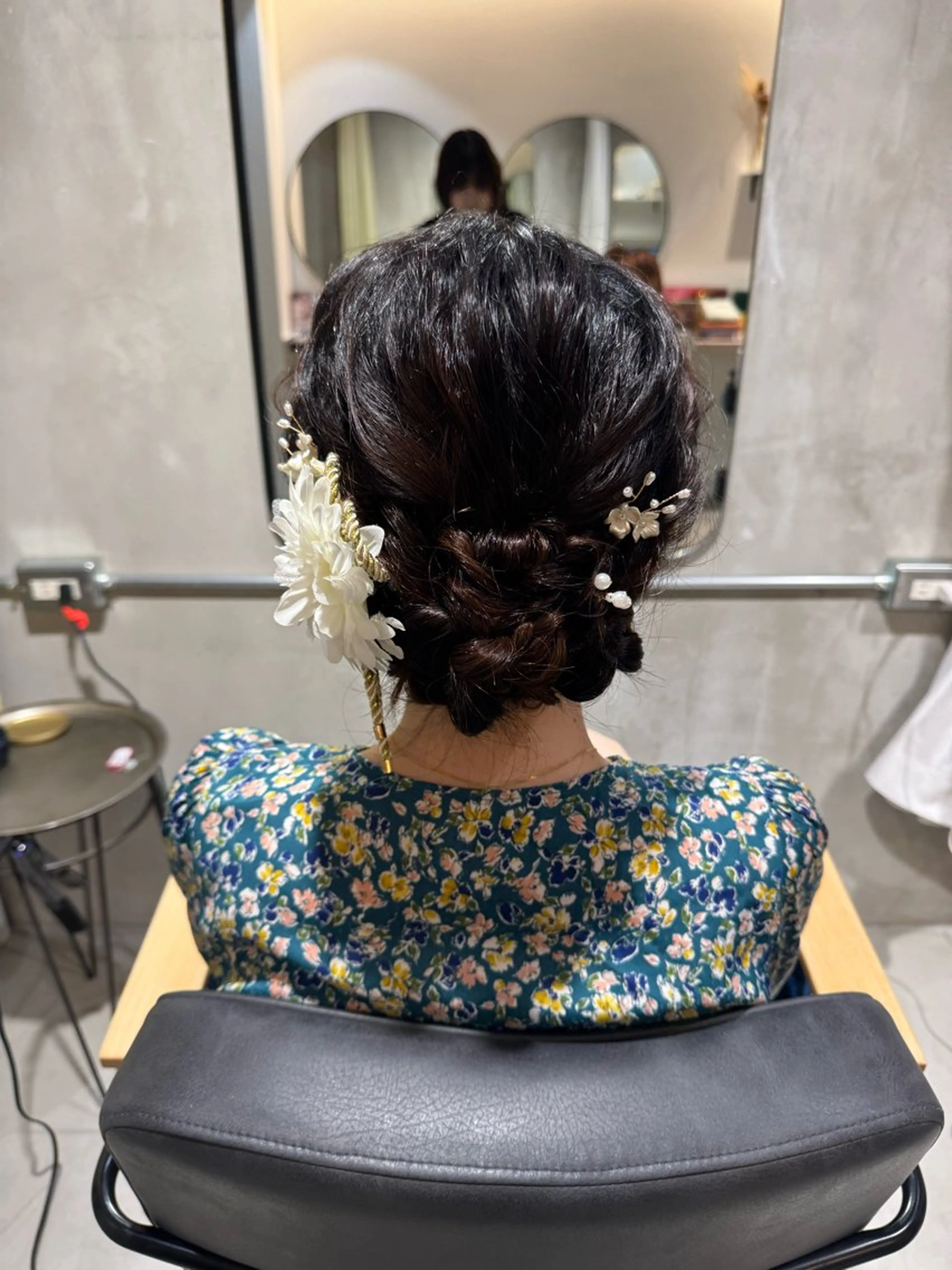 ロング ヘアアレンジ 浴衣 ヘアセット わださこ ひなこのヘアスタイル