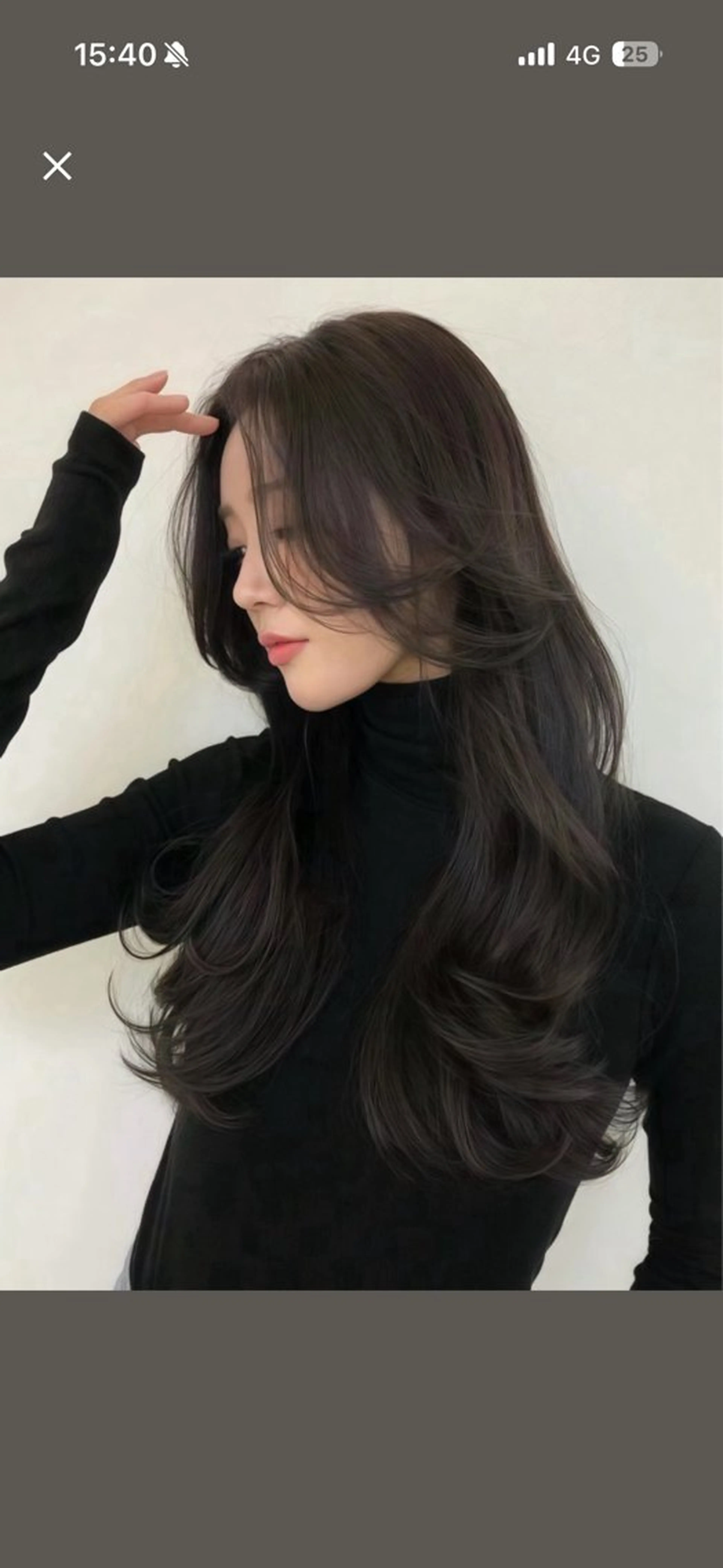 ロング カット トリートメント ⭕鏡のような劇艶× 自然なストレート⭕️のヘアスタイル