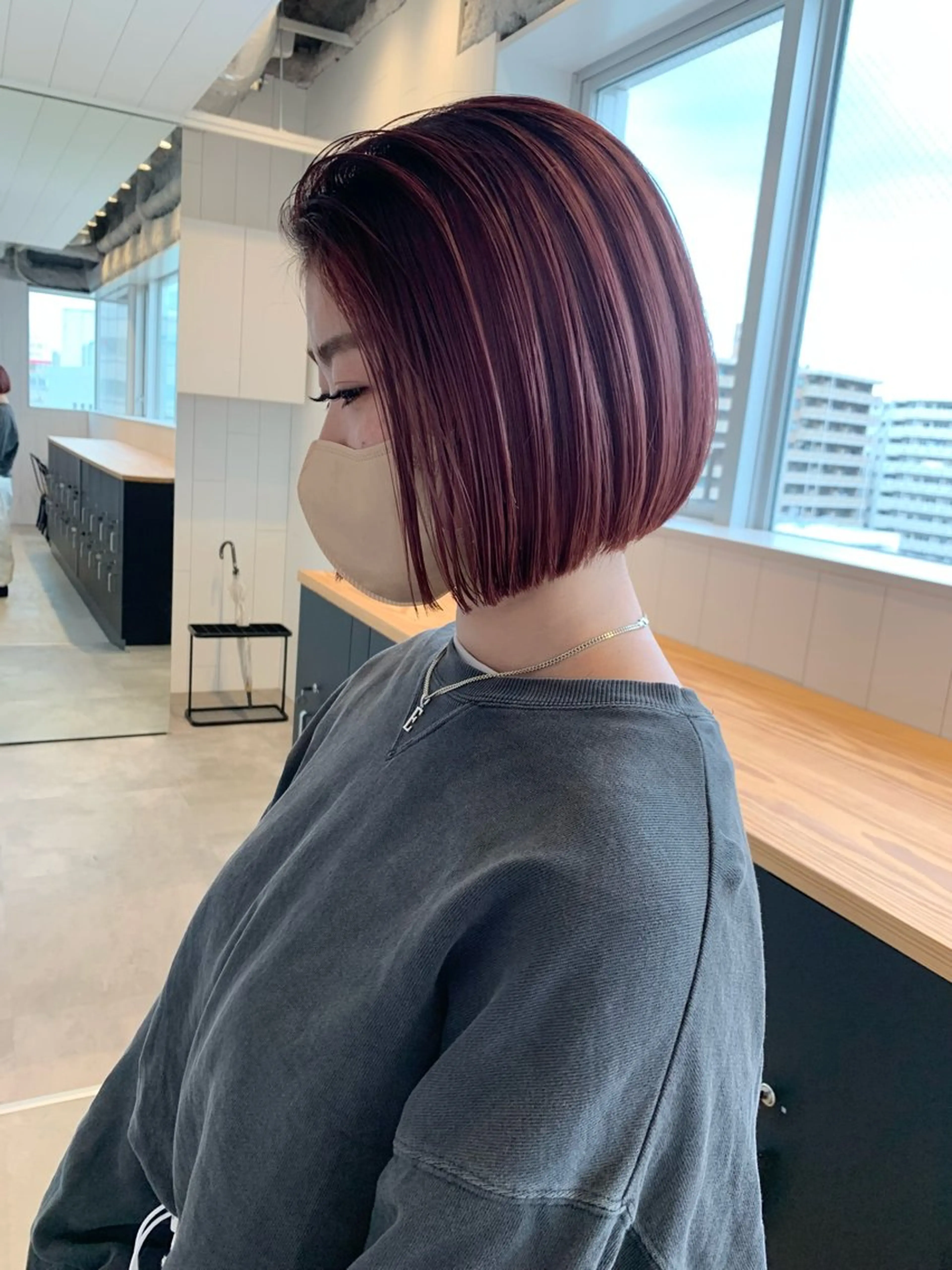 ショート ボブ カット ヘアカラー 海外ヘアー 山村拓士のヘアスタイル