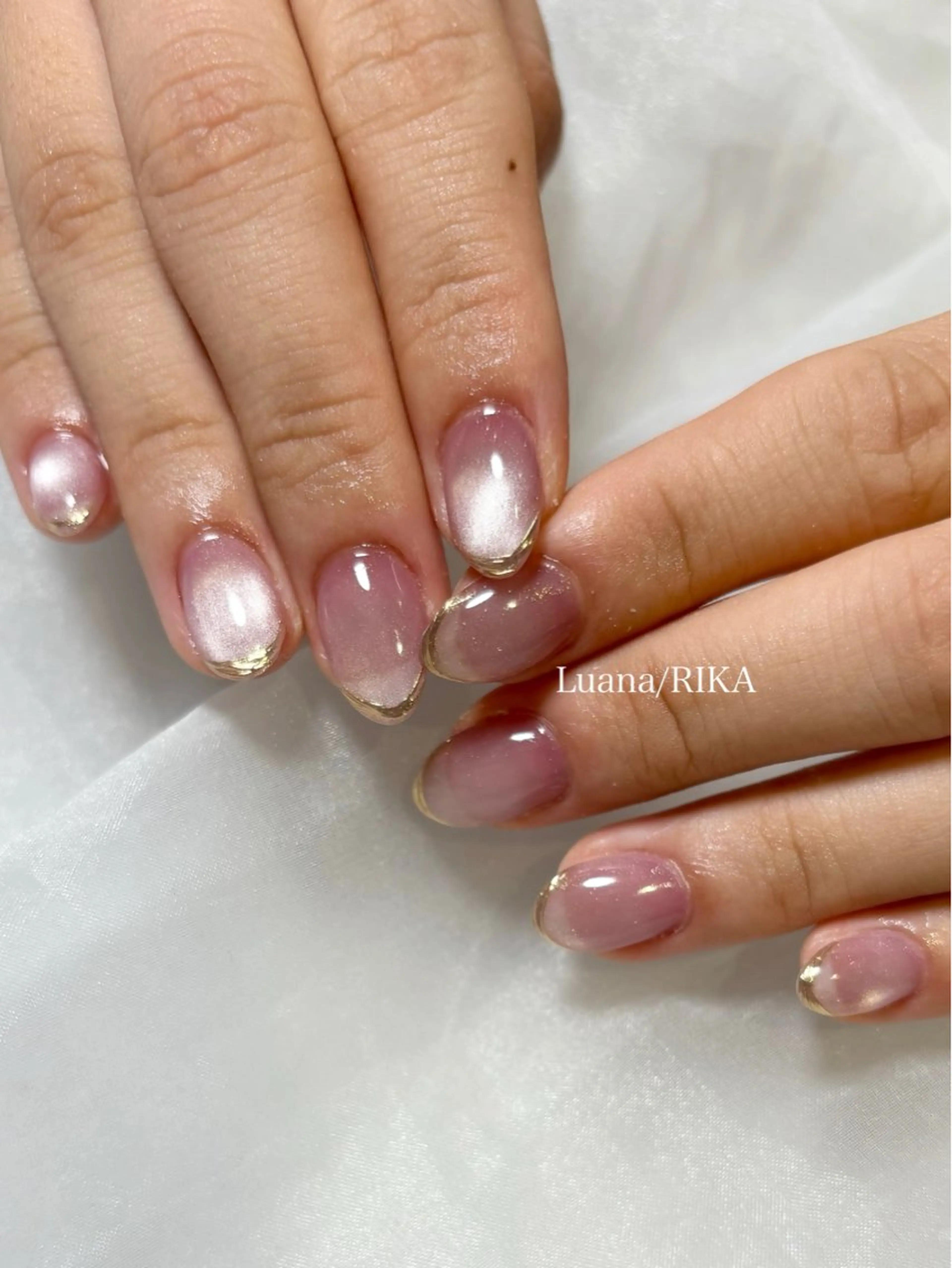 ネイル シンプルネイル ハンドネイル Nail Salon Luana Rikaのネイルデザイン