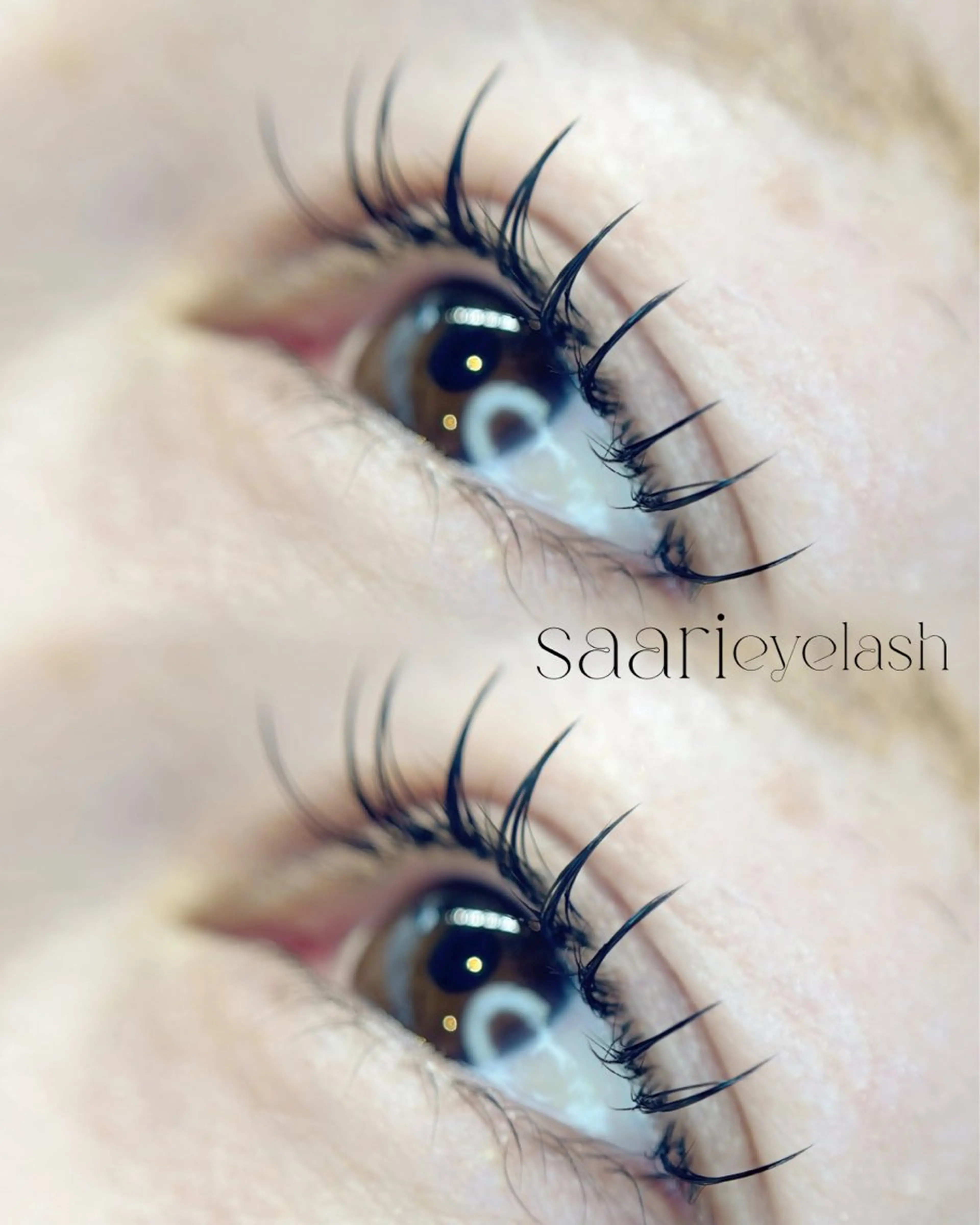 マツエク・マツパ saari eye lash staffのマツエク・マツパデザイン