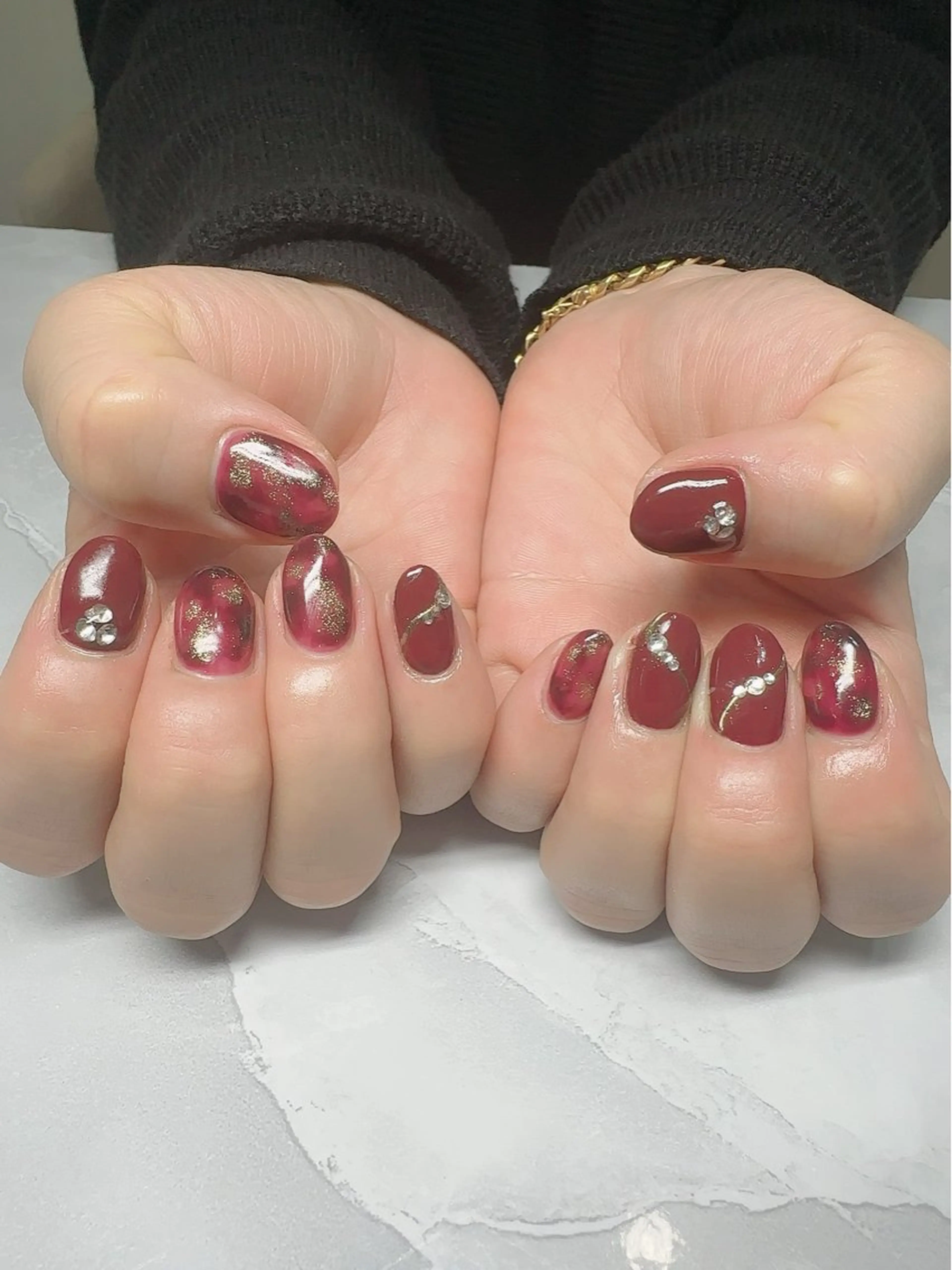 ネイル アートネイル 持ち込み nyasu nailのネイルデザイン