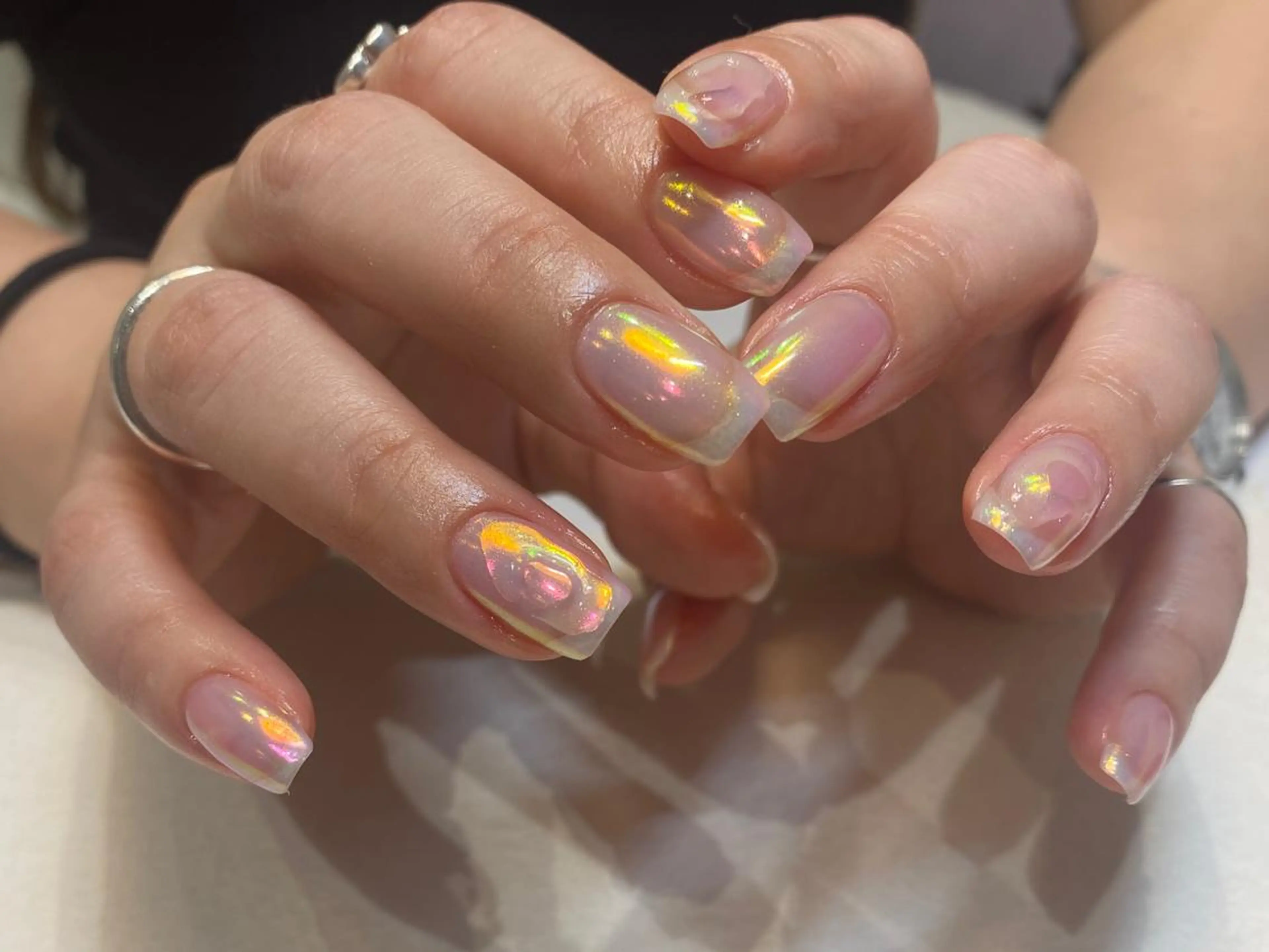 ネイル ハンドネイル NINEnami ニュアンスネイルのネイルデザイン