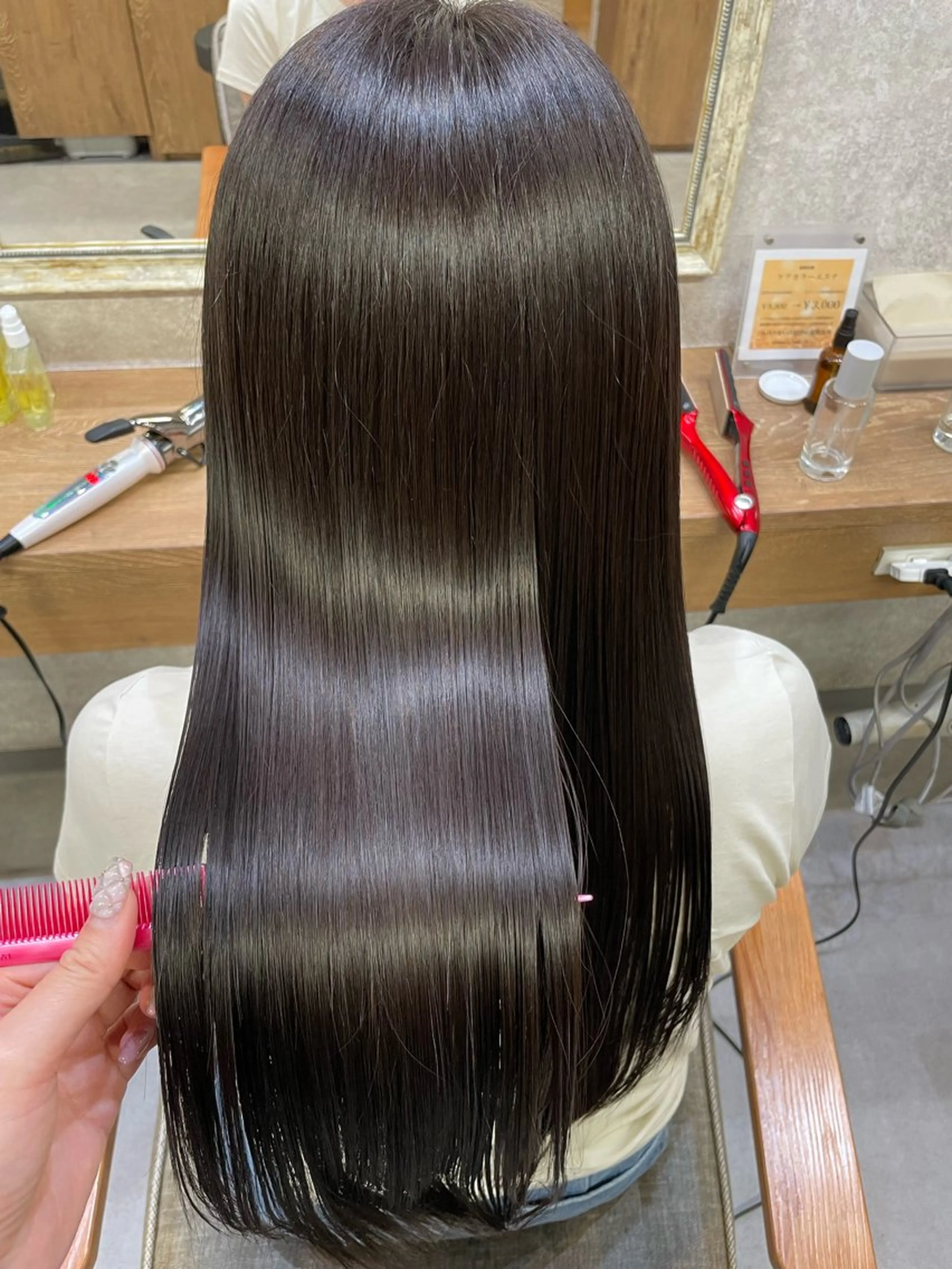 髪質改善ヘアエステトリートメント"ｻﾗ( * ॑˘ ॑*  )ｻﾗ”の写真