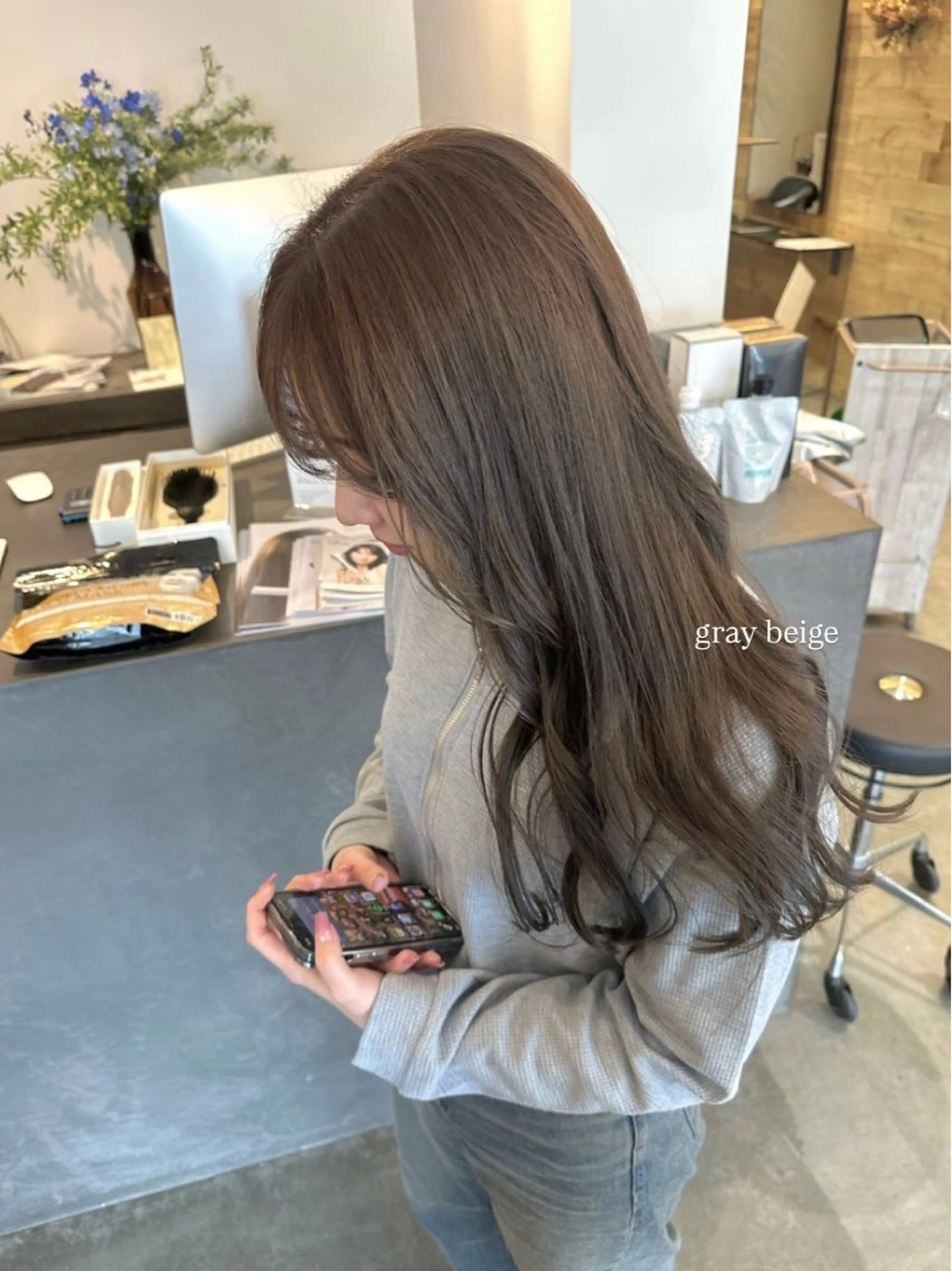 ロング jjeno所属・aisa 札幌カラーモデル🎀のヘアスタイル
