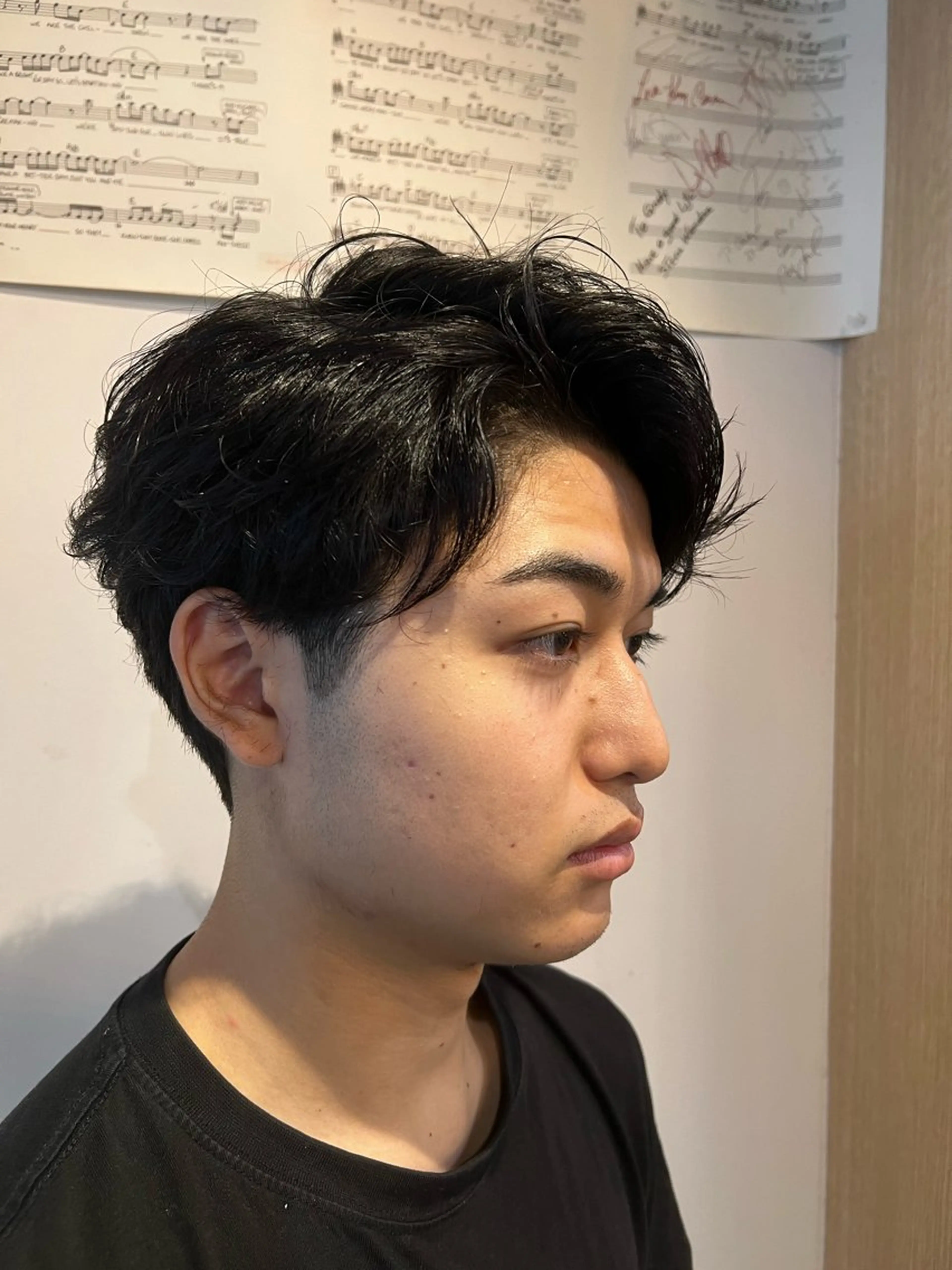 ショート パーマ メンズ MIRUCO by KURAKU所属・⭐️ハイトーンカラー ⭐️メンズパーマ達成のヘアスタイル