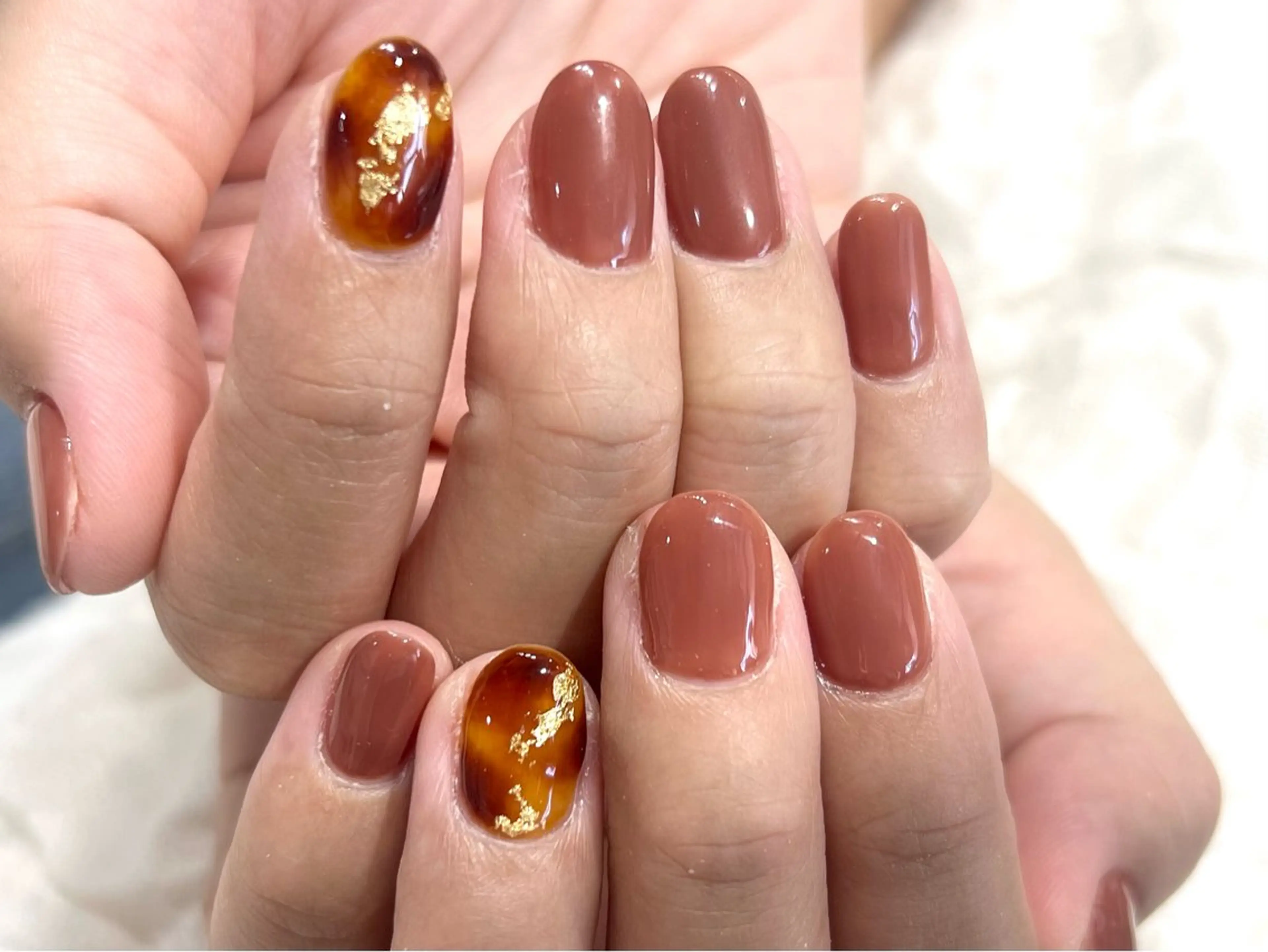 ネイル べっ甲ネイル nailsister nanaのネイルデザイン