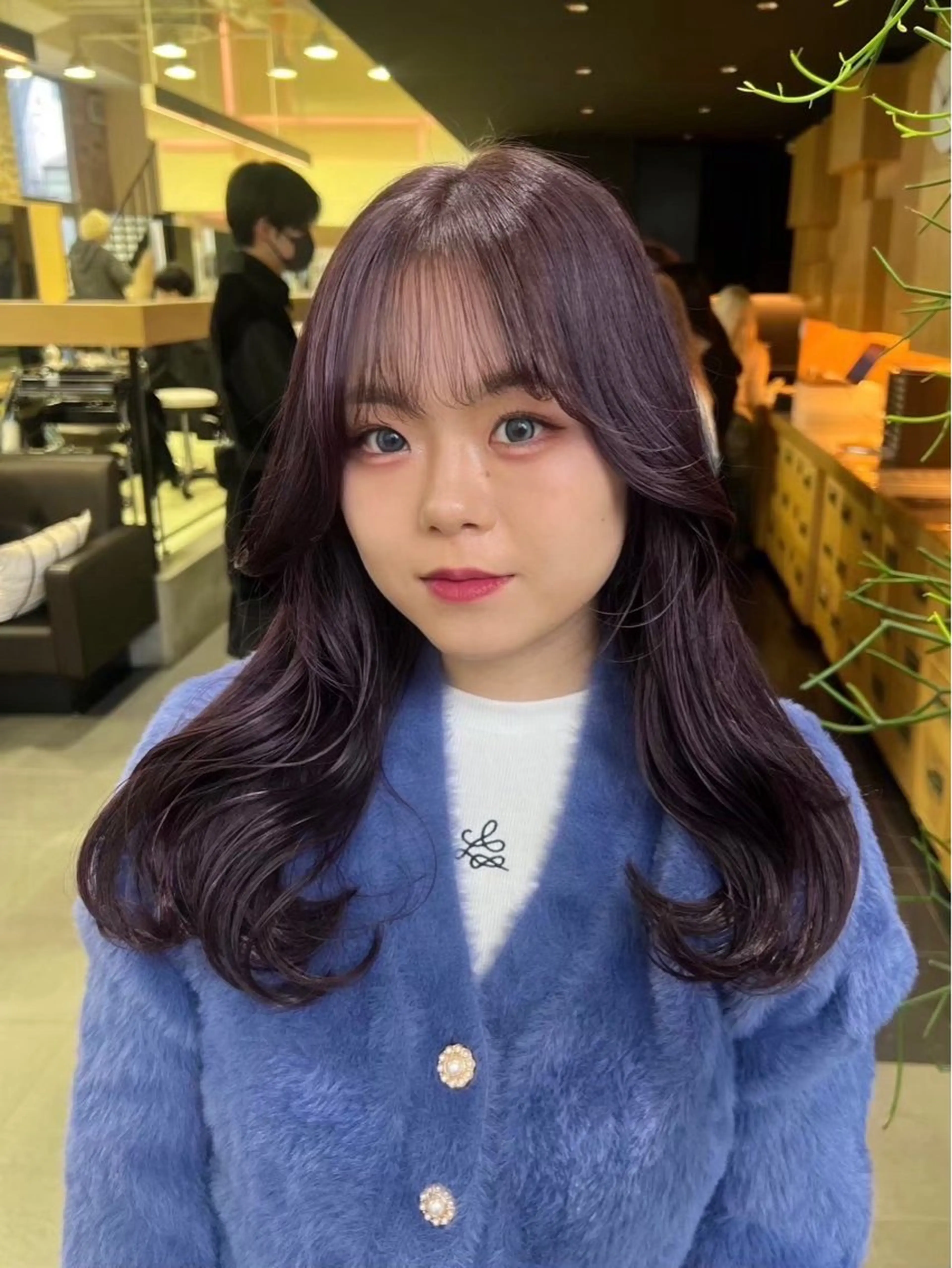 ロング カラー ヘアカラー waka❤️✨ レイヤーボブ/ネイルのヘアスタイル