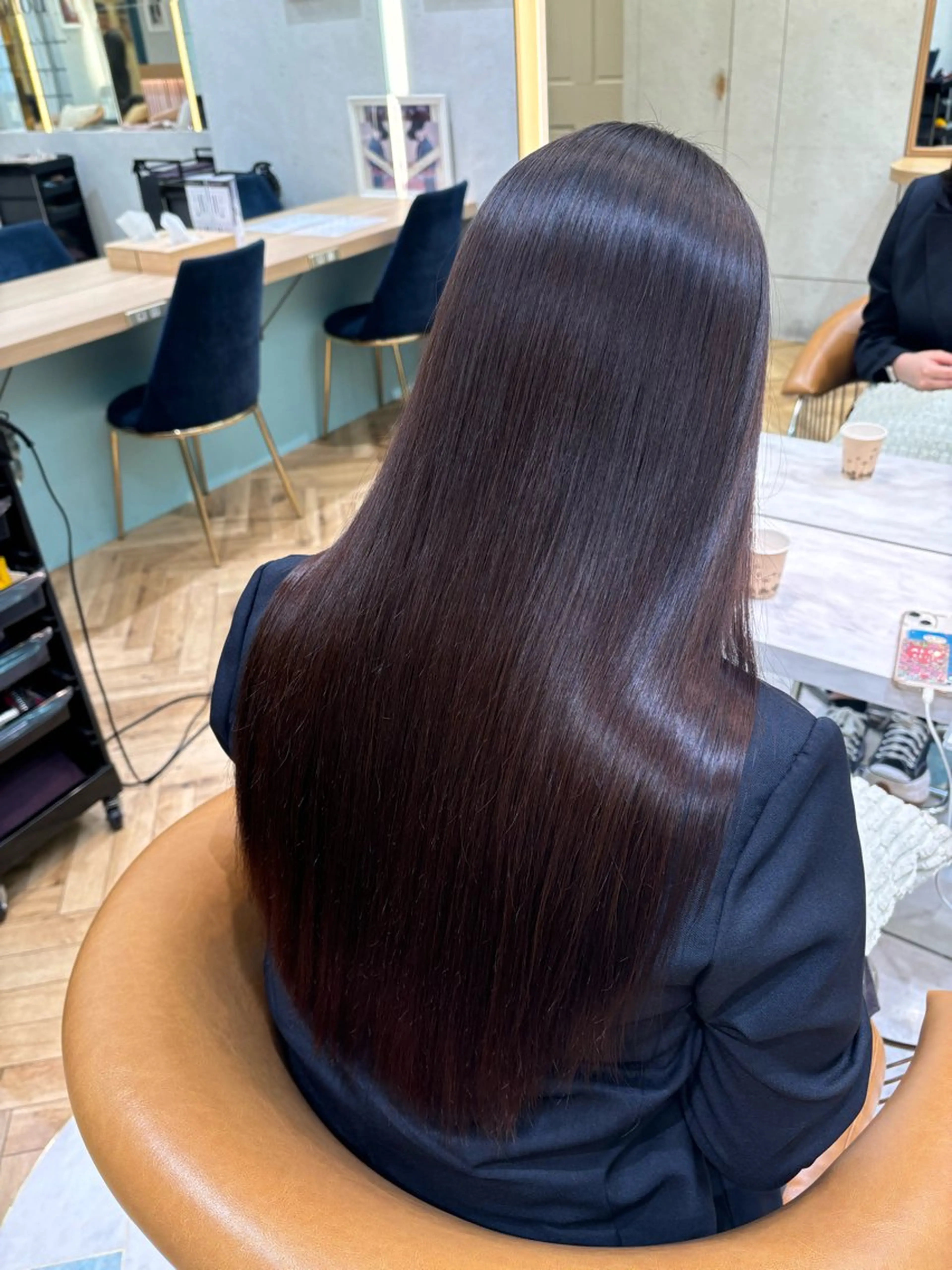 ロング 縮毛矯正 トリートメント ✨ボブカット✨ 髪質改善/岡田悠斗のヘアスタイル