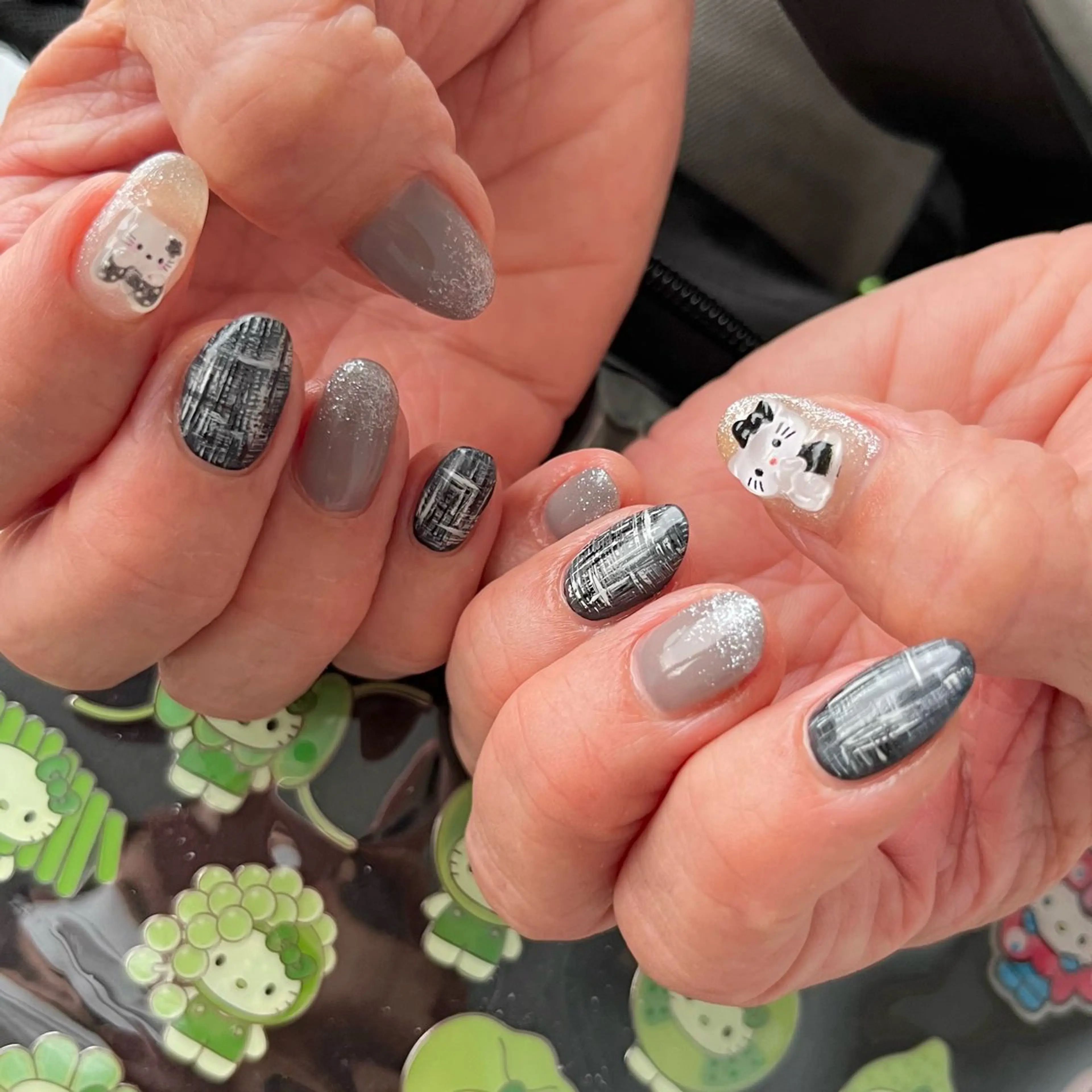 ネイル 持ち込み ハンドネイル Momonails Ayanoのネイルデザイン