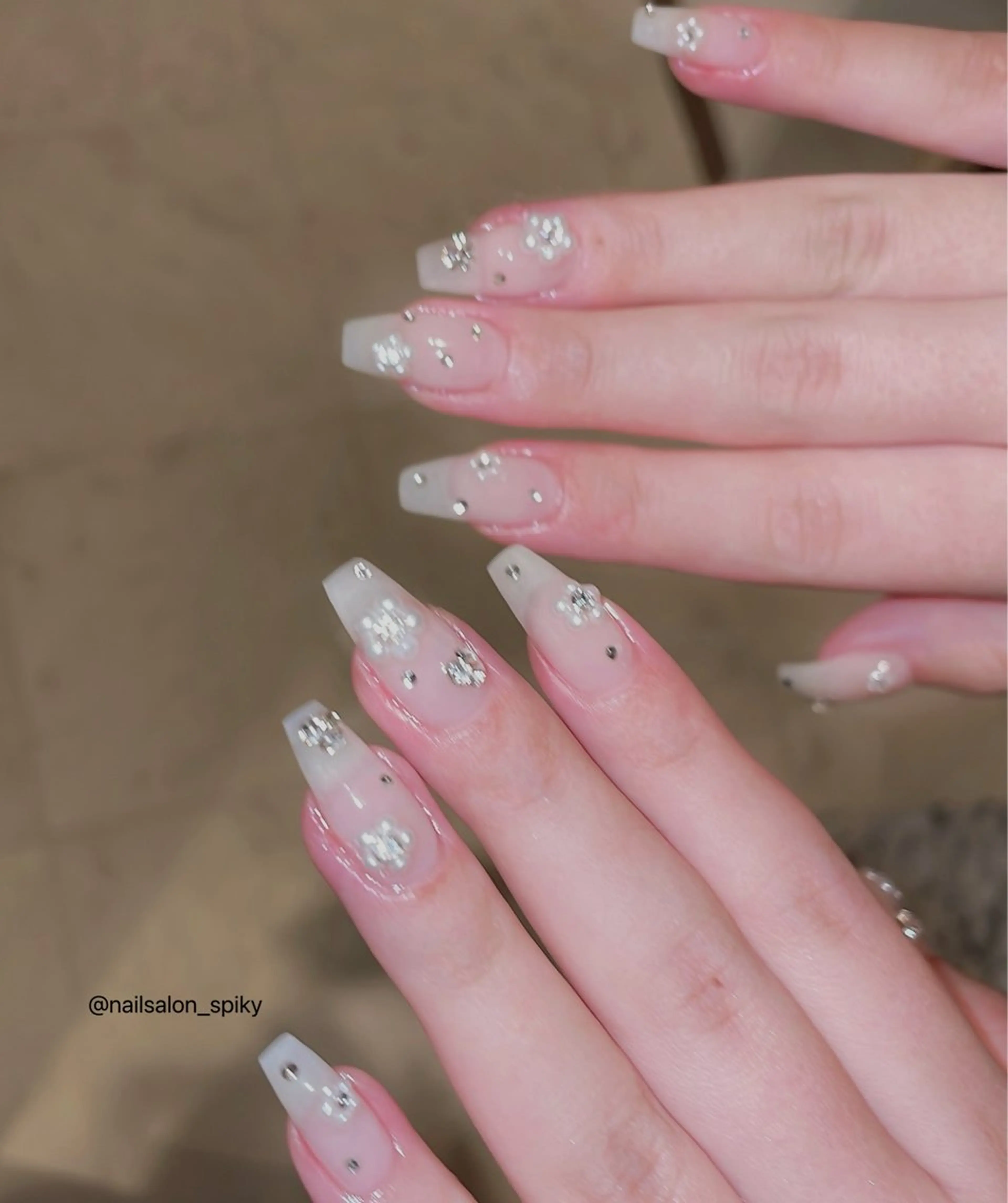 ネイル ハンドネイル Spiky とうげ ふうかのネイルデザイン