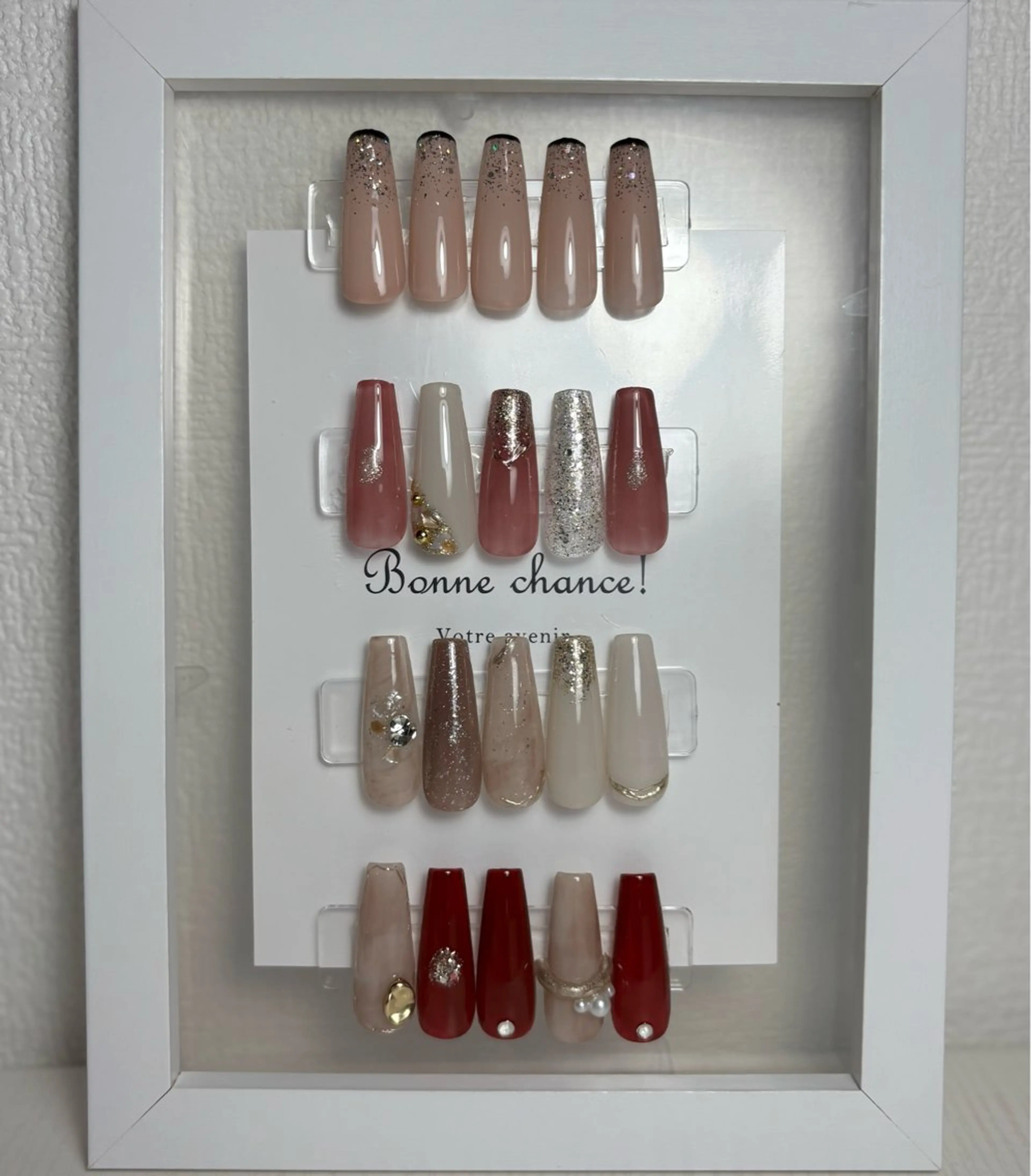 ネイル フラッシュネイル フレンチネイル キラキラネイル ロングネイル マグネットネイル ハンドネイル Nailsalon / Rei.tuuのネイルデザイン