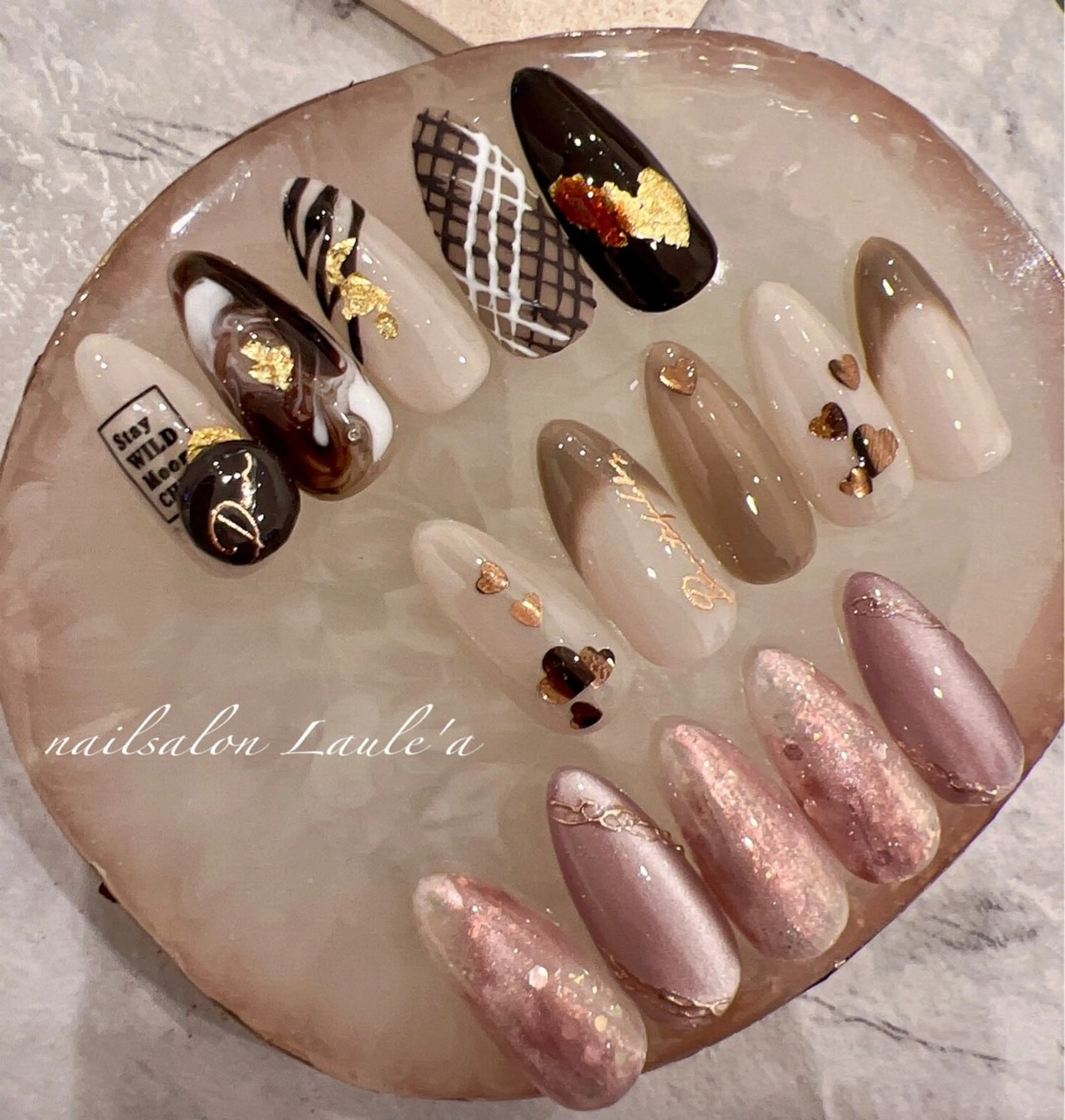 ネイル ハンドネイル nailsalon Laule'aのネイルデザイン