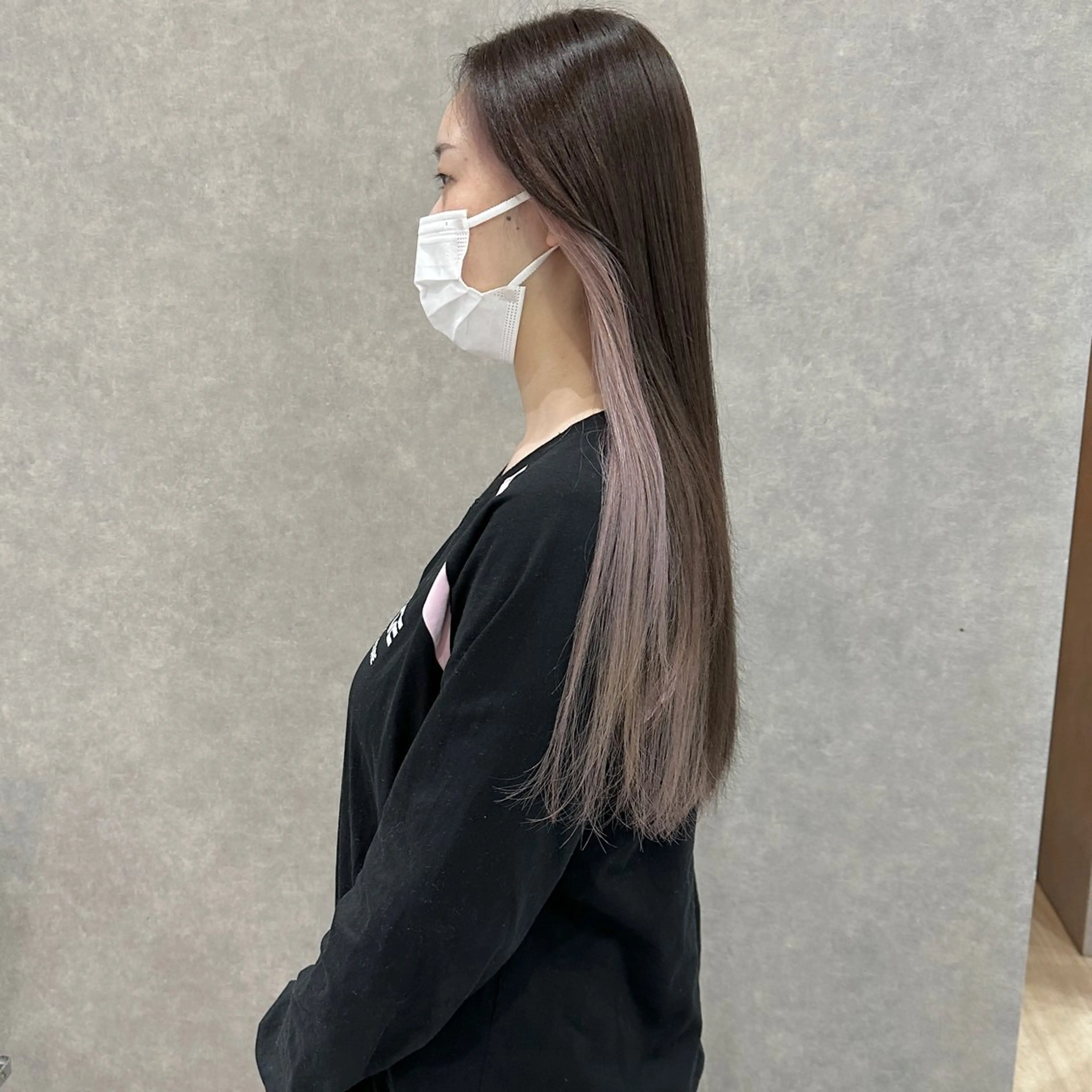 ロング カラー カット ヘアカラー はちすか るかのヘアスタイル