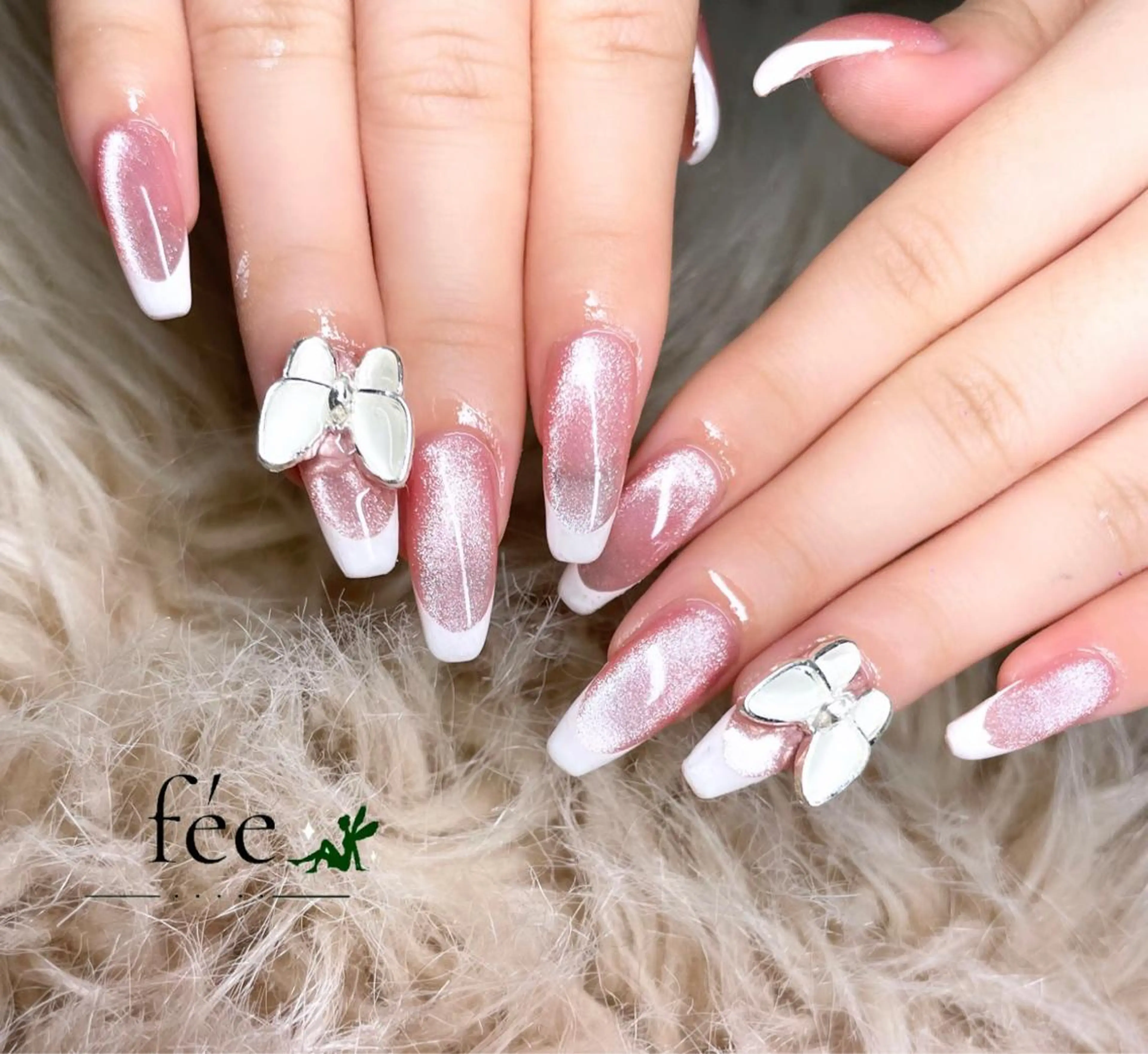 ネイル フットネイル ジェルネイル 韓国ネイル マグネットネイル ミラーネイル nail salon fee（フィー）のネイルデザイン