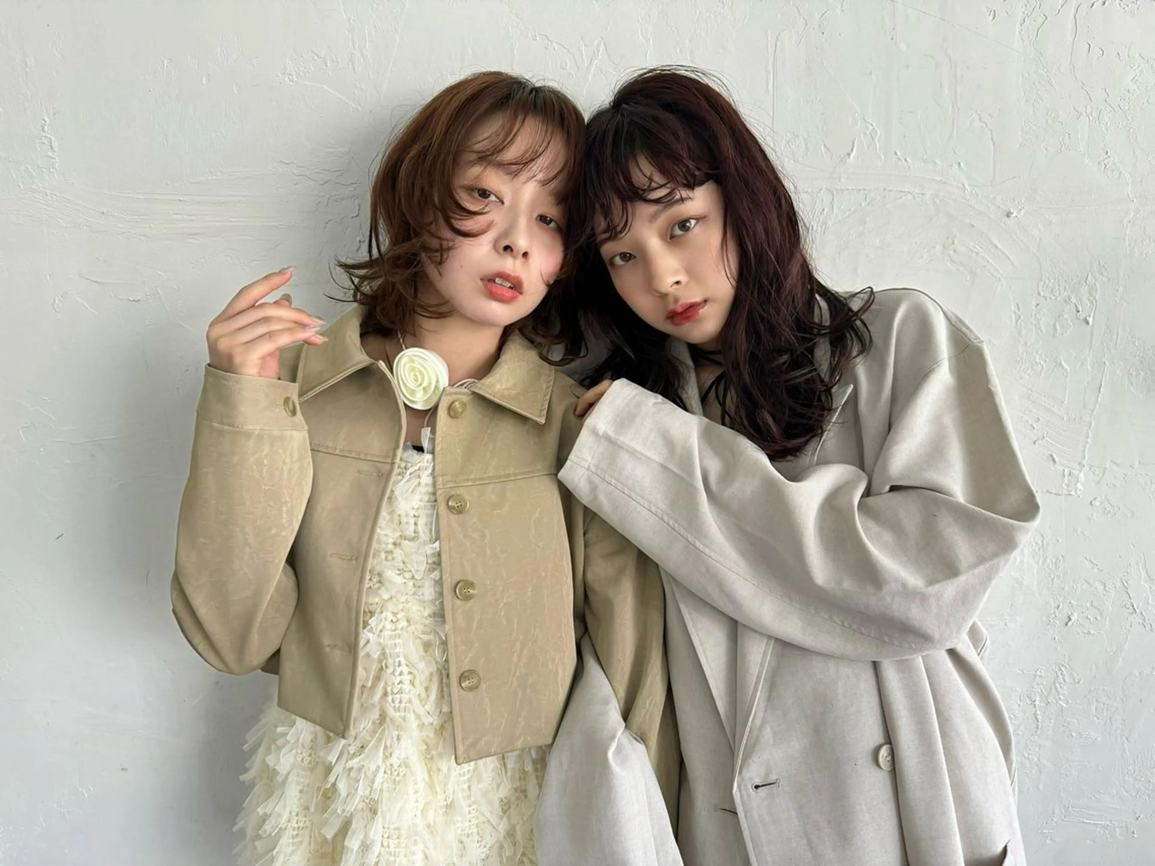 ミディアム カット トリートメント 長田 唯のヘアスタイル