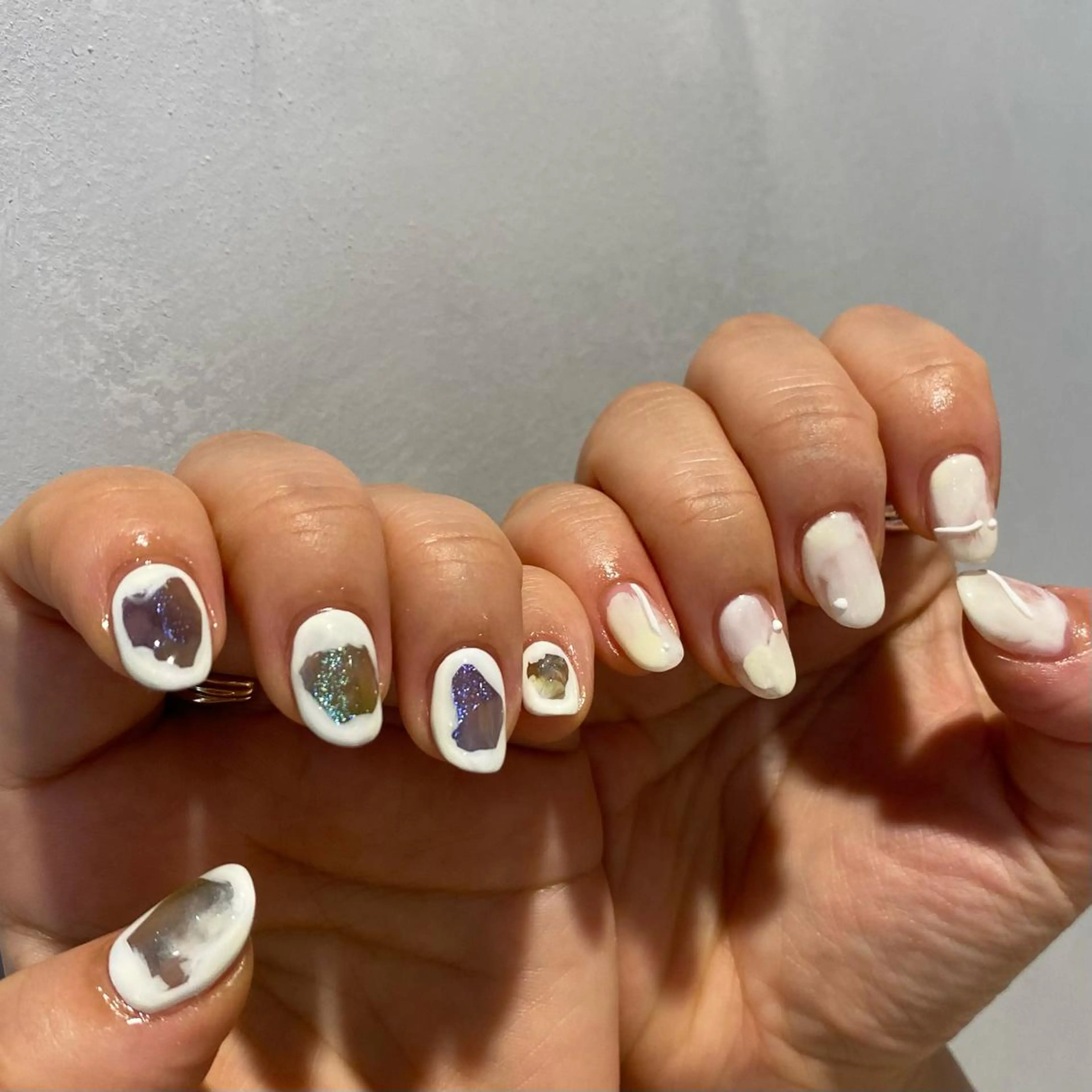 ネイル ニュアンスネイル ハンドネイル RINO AMANE nailのネイルデザイン
