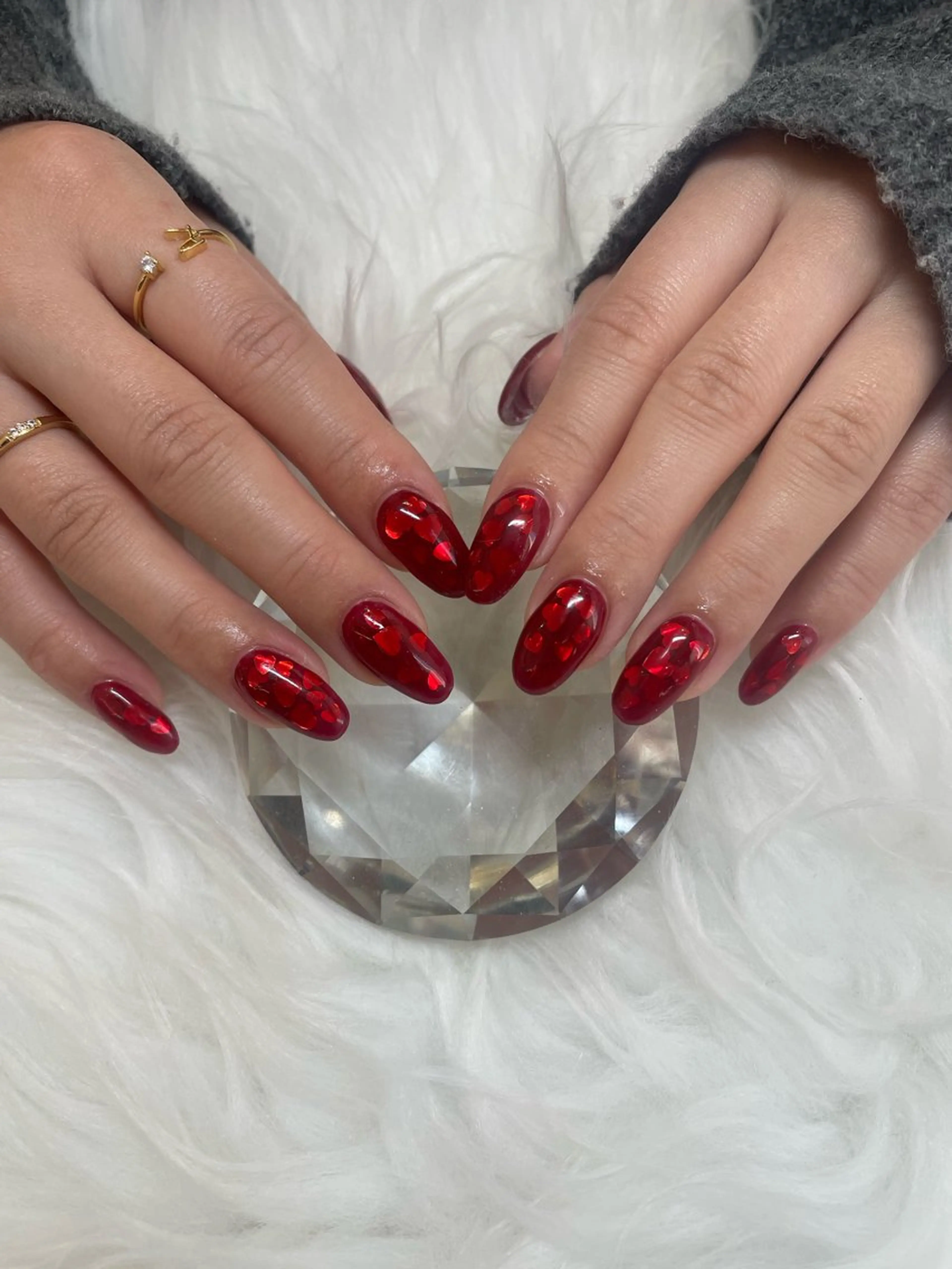 ネイル バレンタイン e-up by boss所属・e-up nail Arisaのネイルデザイン
