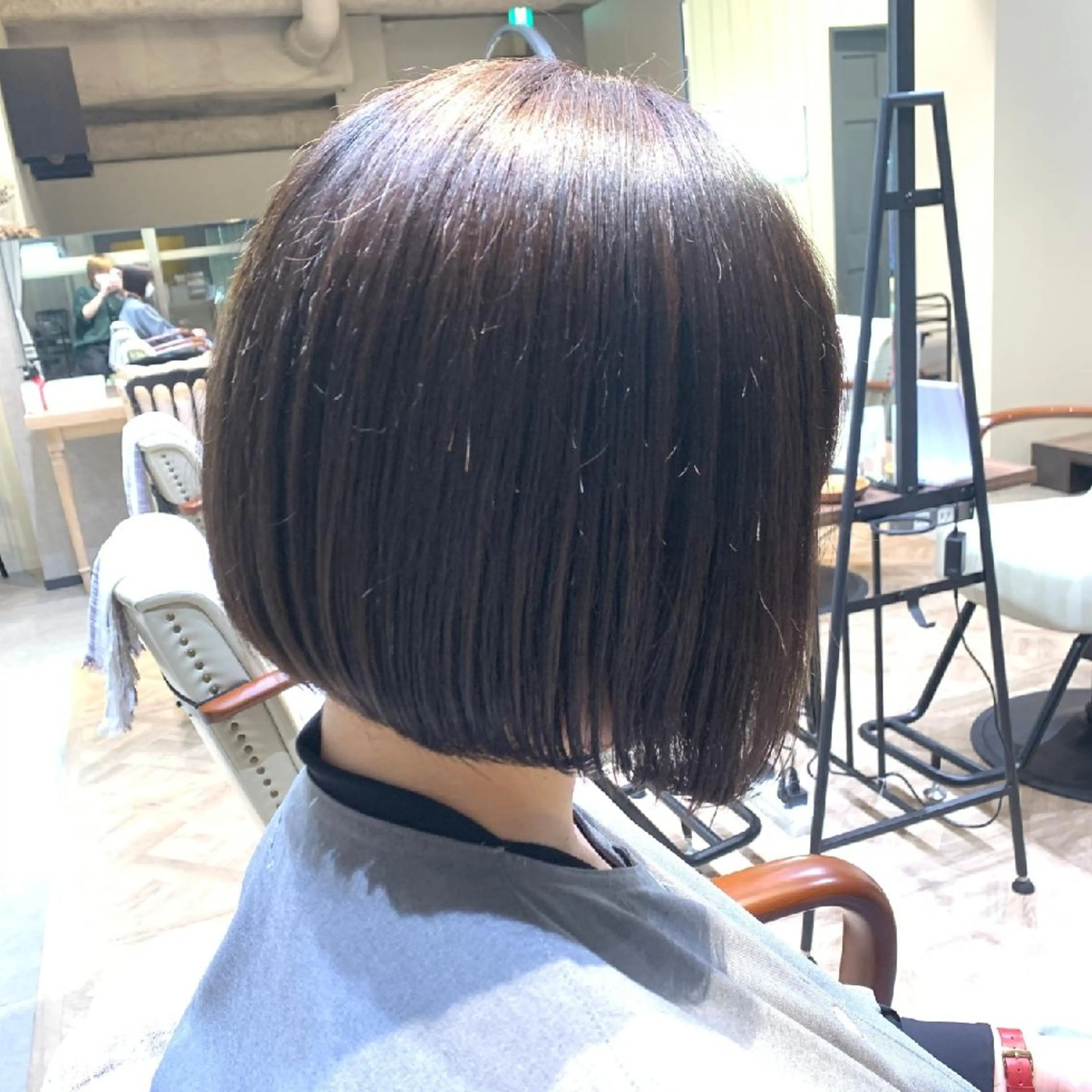 ショート カラー ボブ カット salowin新宿三丁目店所属・🖤小顔ボブ/ウルフ レイヤー🖤山本諒のヘアスタイル