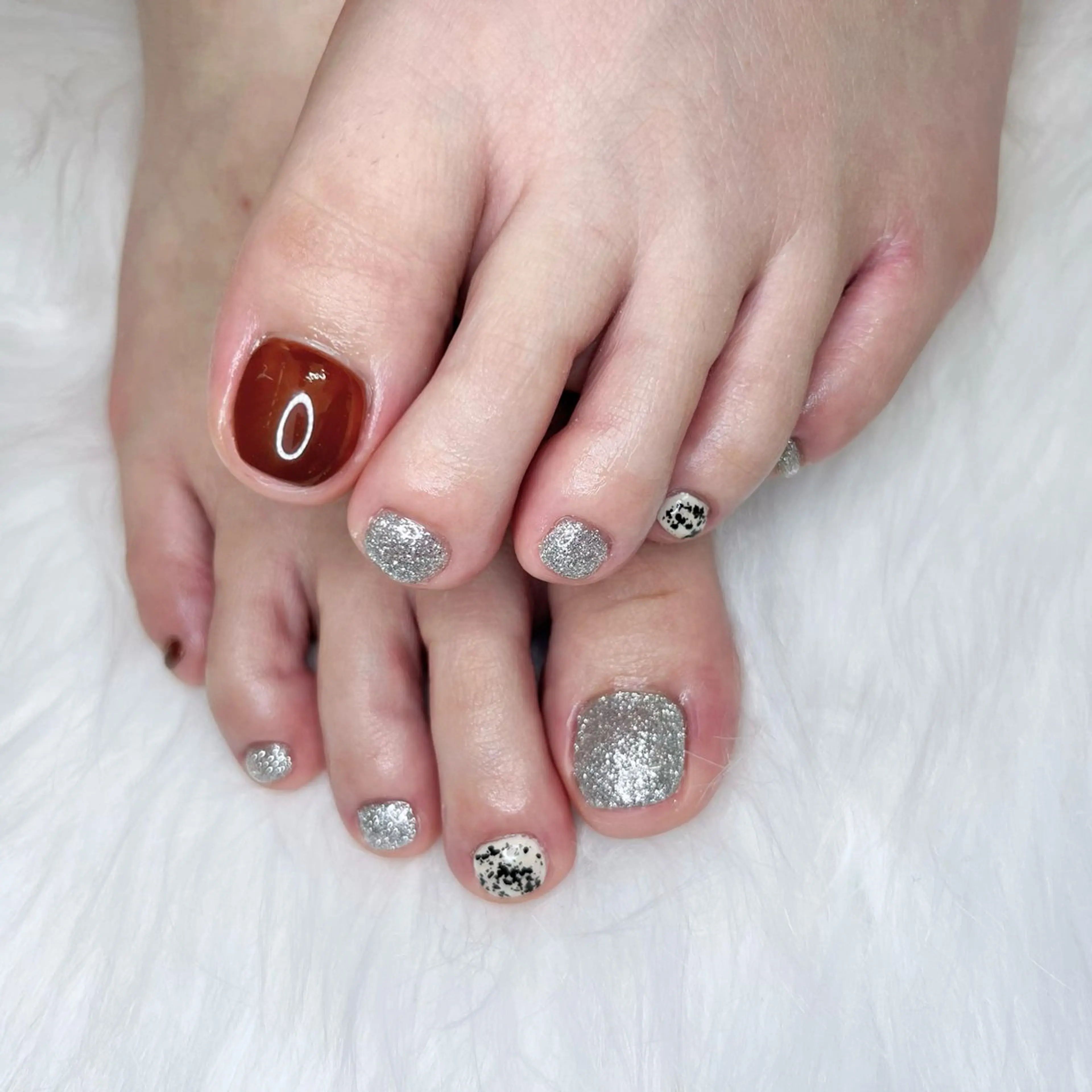 ネイル 長さ出し フットネイル フレンチネイル ジェルネイル グラデーション フットネイル 【eyelash🫧 nail💅🏻】のマツエク・マツパデザイン