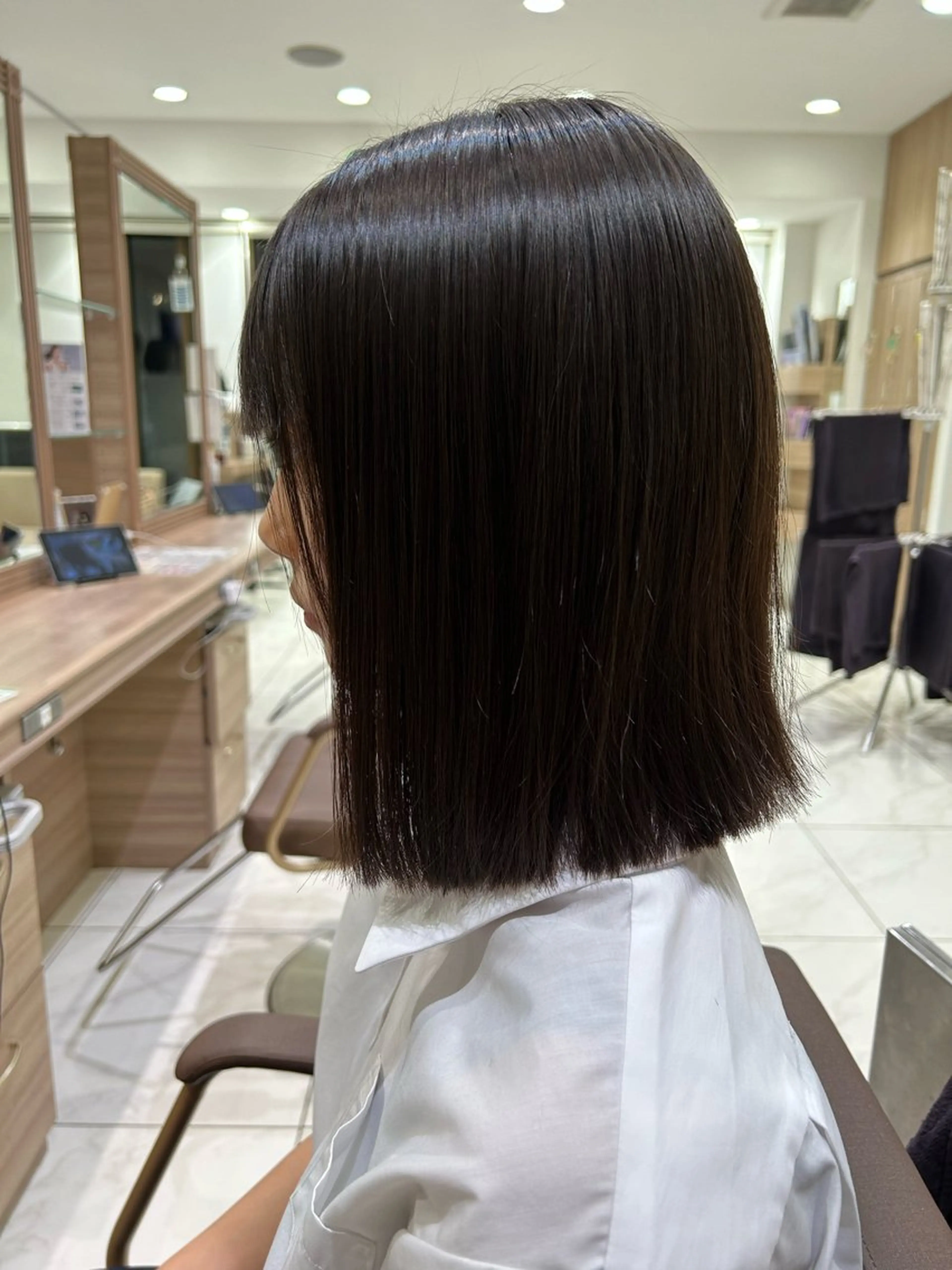 ミディアム 縮毛矯正 縮毛募集中🔥 小平悠人のヘアスタイル
