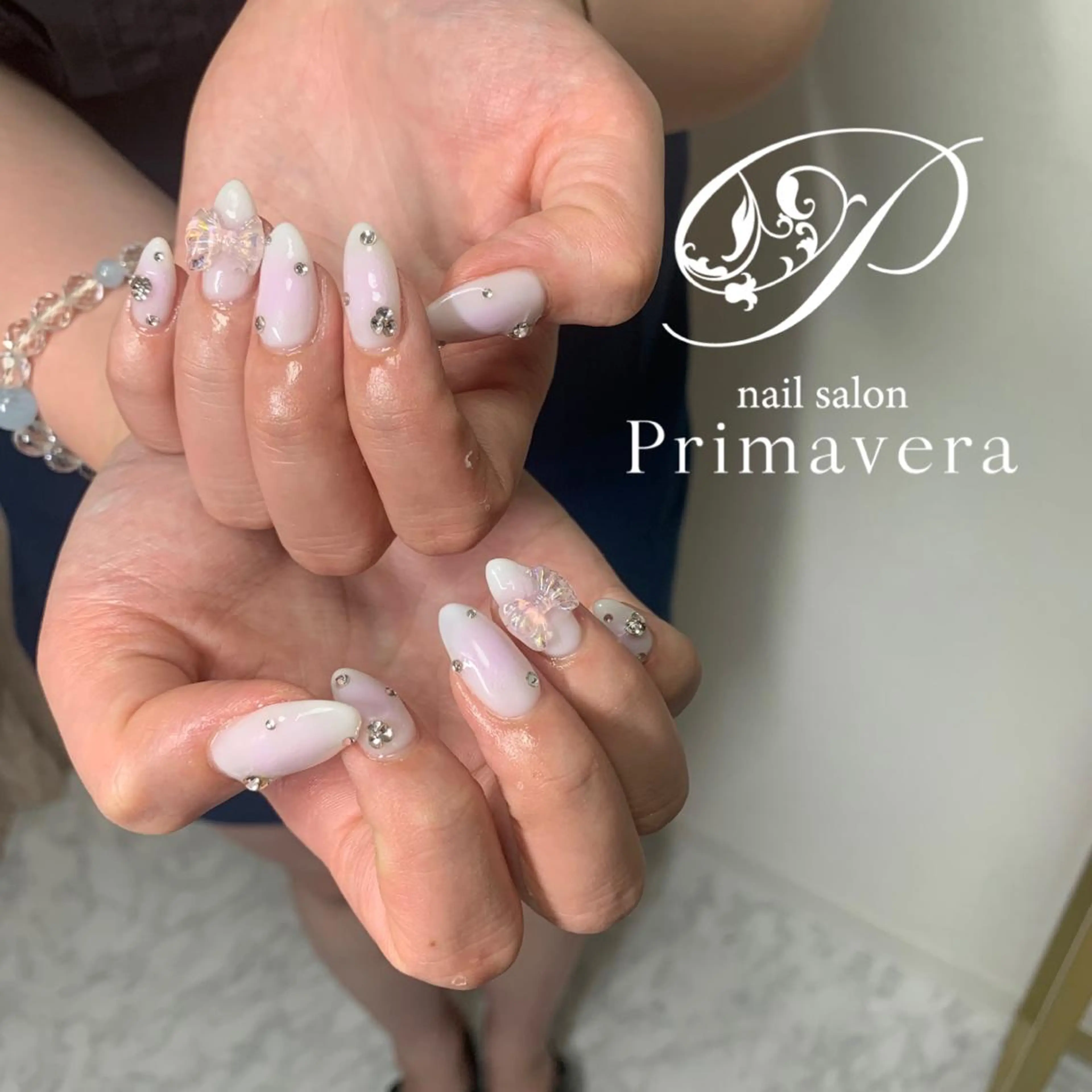ネイル ハンドネイル primavera ワンホン系/ちゅるんのネイルデザイン