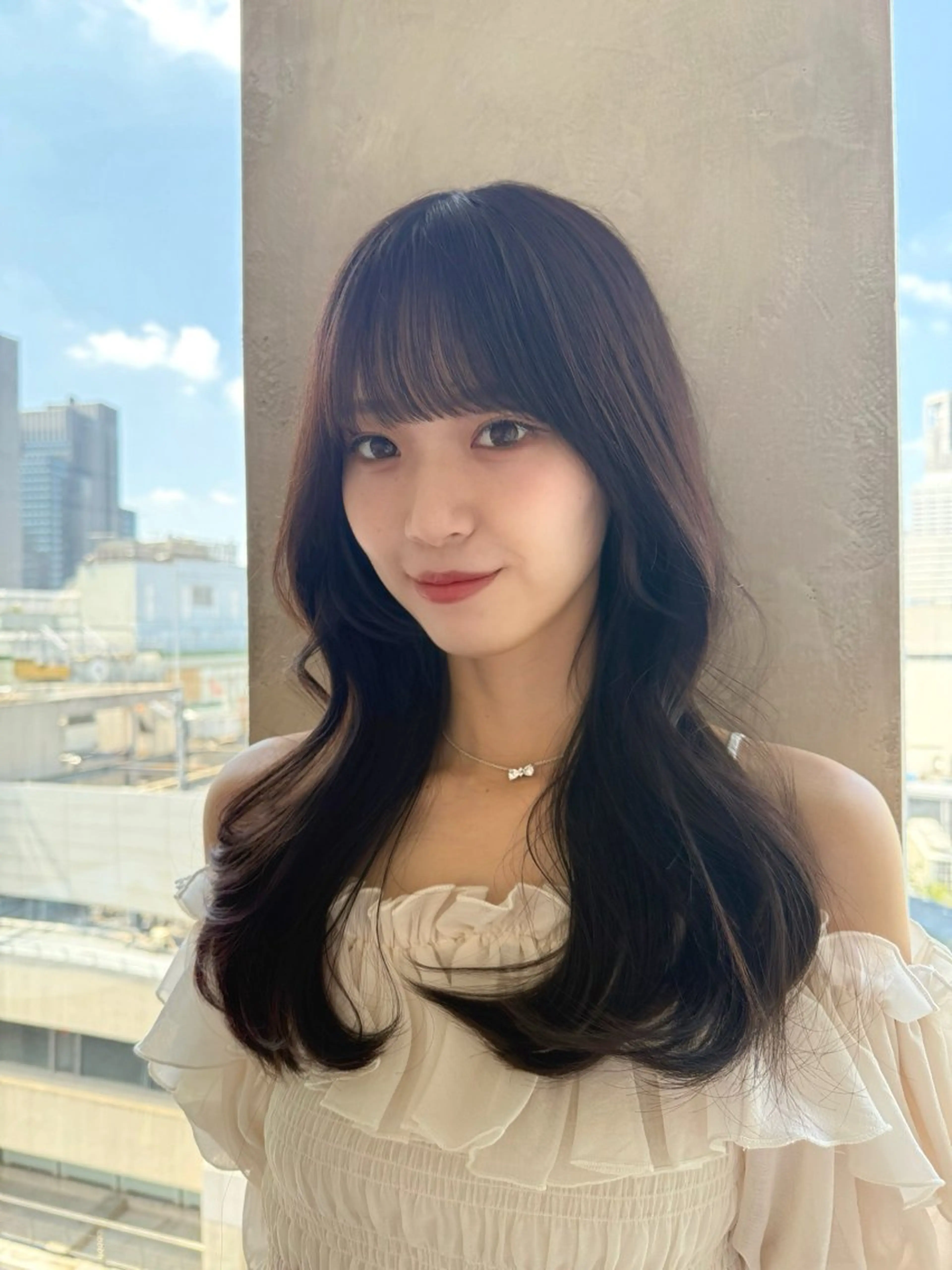 ロング カラー トリートメント カット ヘアカラー トリートメント ヘッドスパ レイヤー/艶カラー 韓国/石戸谷海斗のヘアスタイル