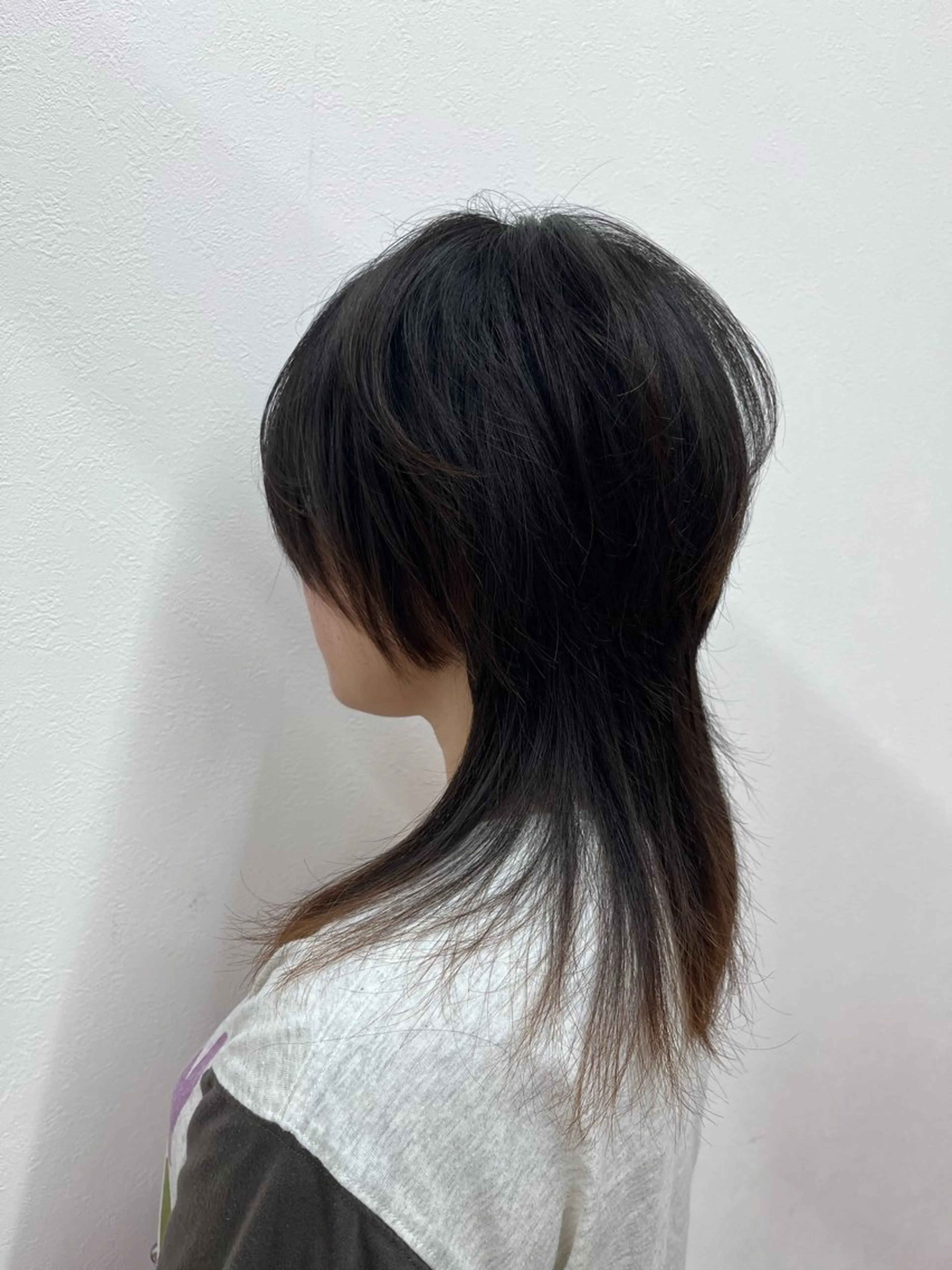 ミディアム ショートボブ ボブ 顔周りカット レイヤーカット ウルフカット 田尾 凌雅のヘアスタイル